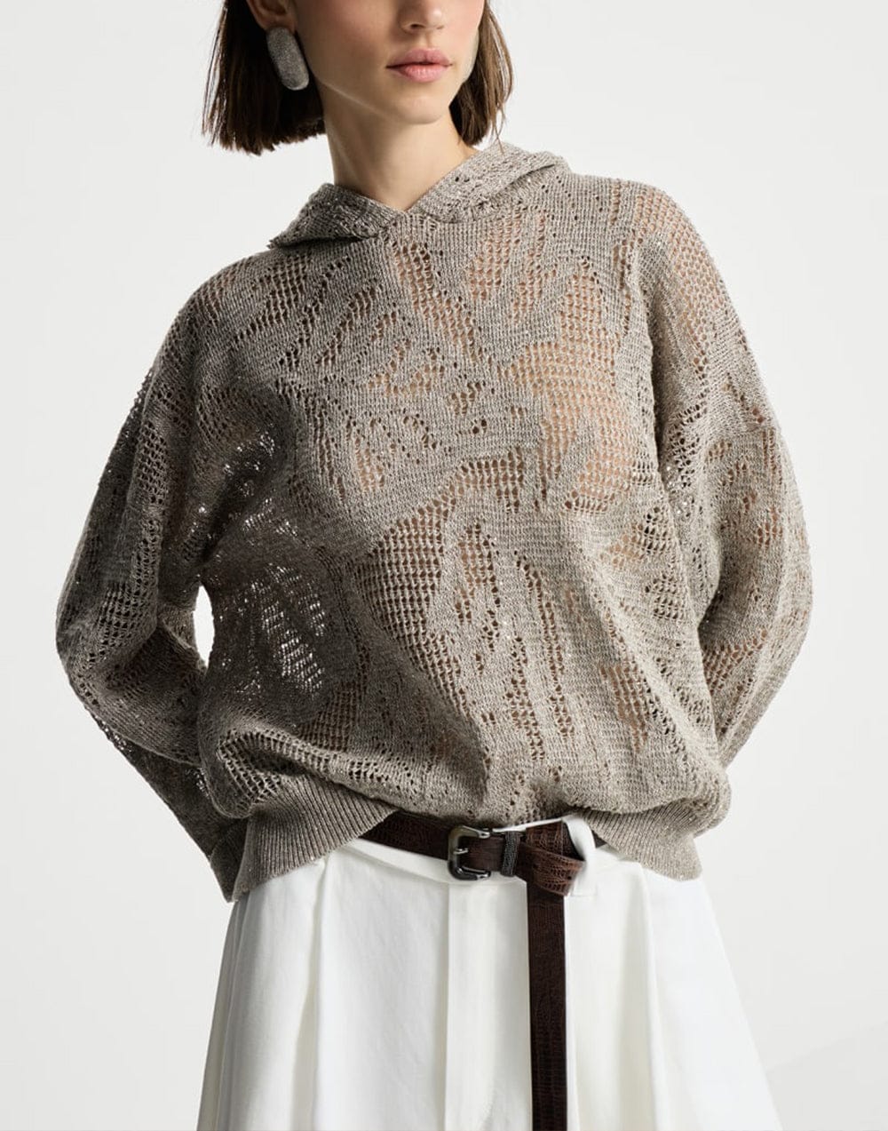 Brunello Cucinelli Dazzling Water Lillies 連帽上衣