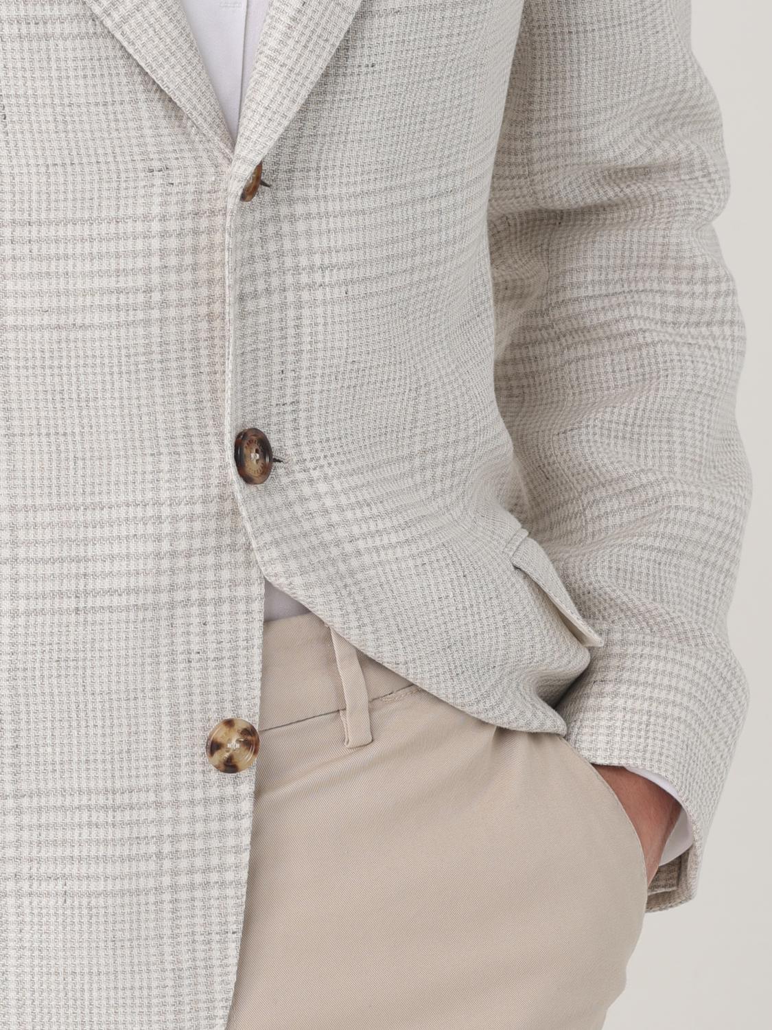 Brunello Cucinelli Deconstructed Single-Breasted Blazer