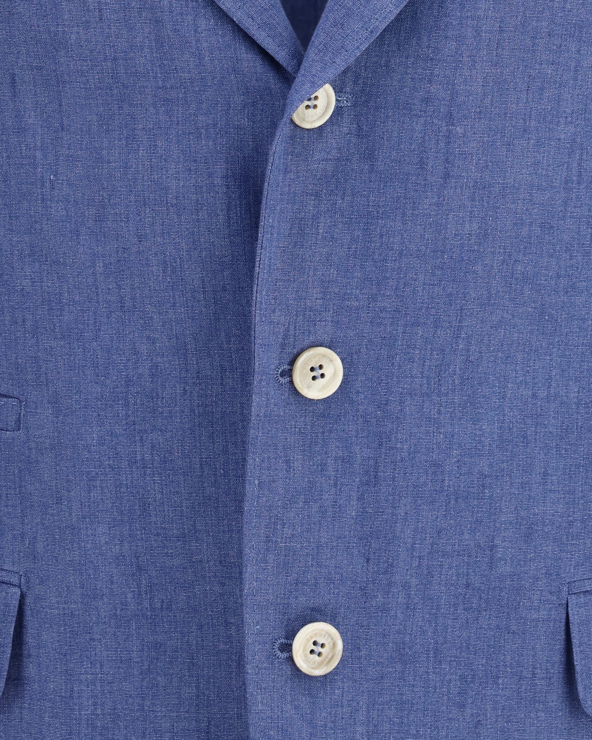 Brunello Cucinelli Brunello Cucinelli Deconstructed Single-Breasted Jacket In Mélange Linen
