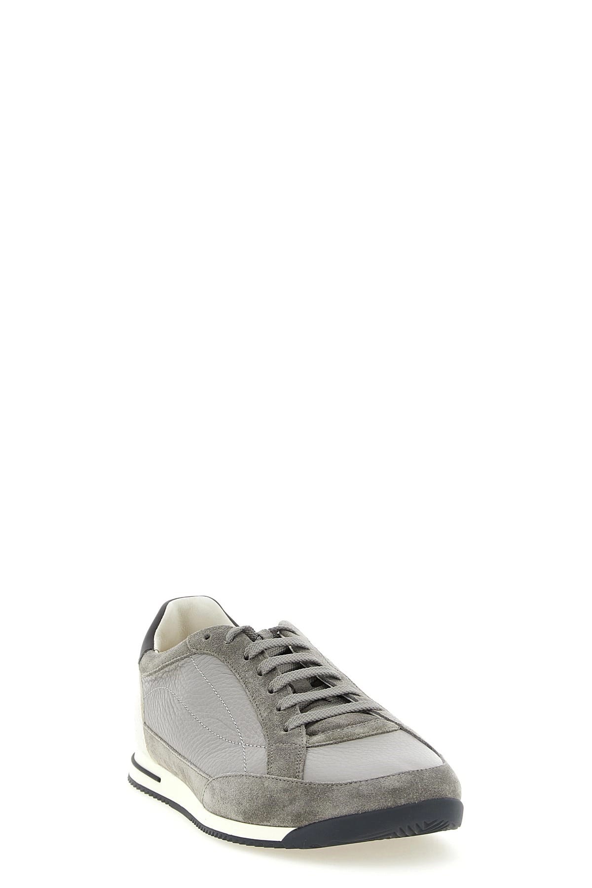Brunello Cucinelli Deer And Suede Sneakers - alternate view