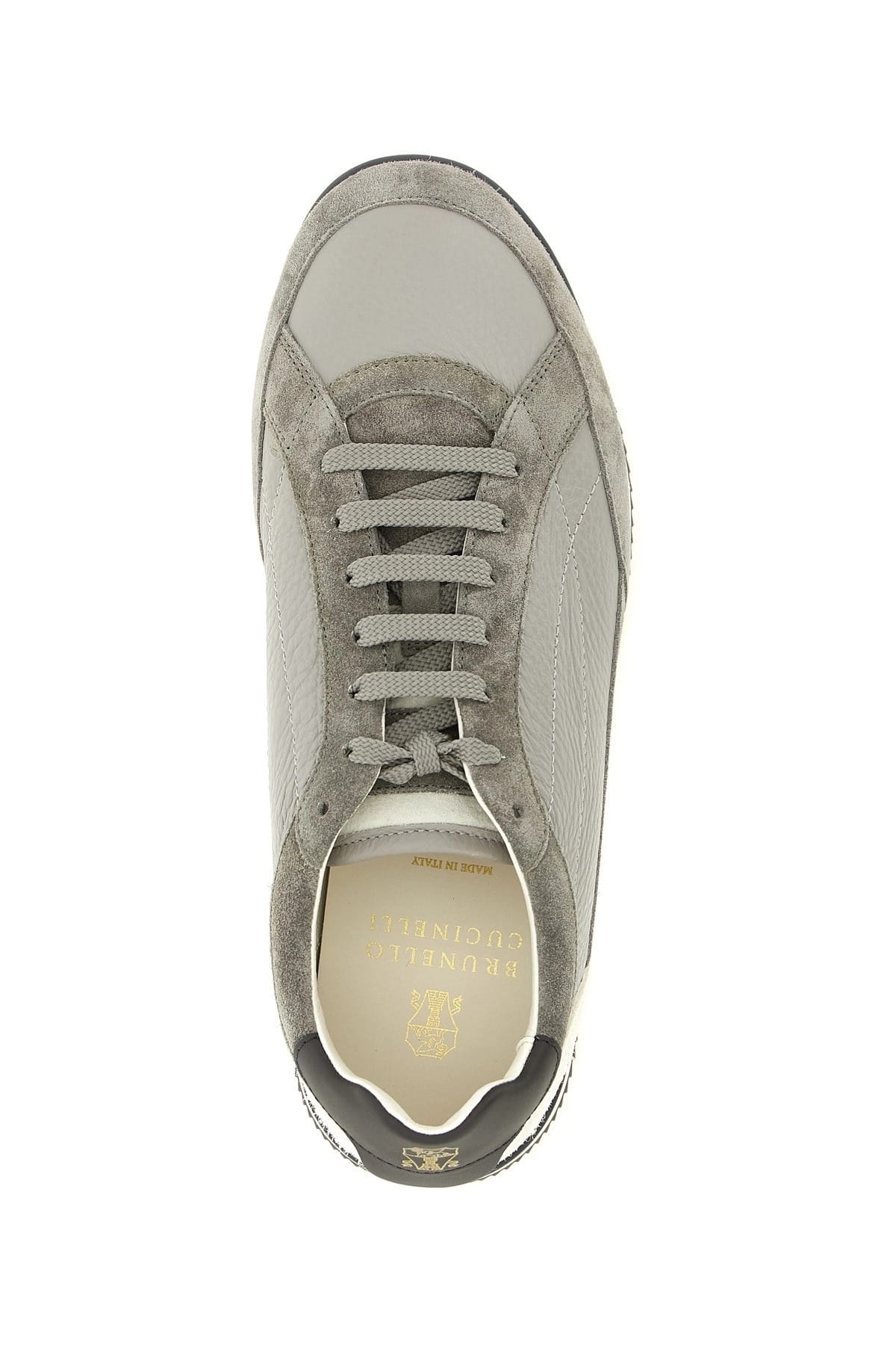Brunello Cucinelli Sneakers aus Hirschleder und Veloursleder