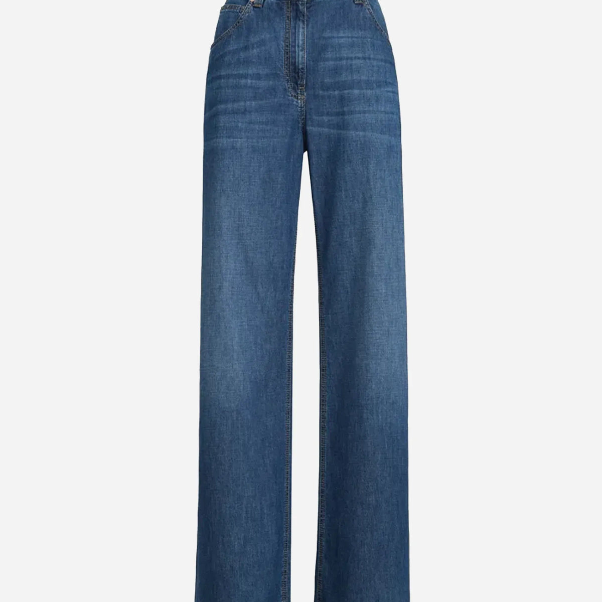 Brunello Cucinelli Denim Baggy Monili Jeans | Sendegaro IT