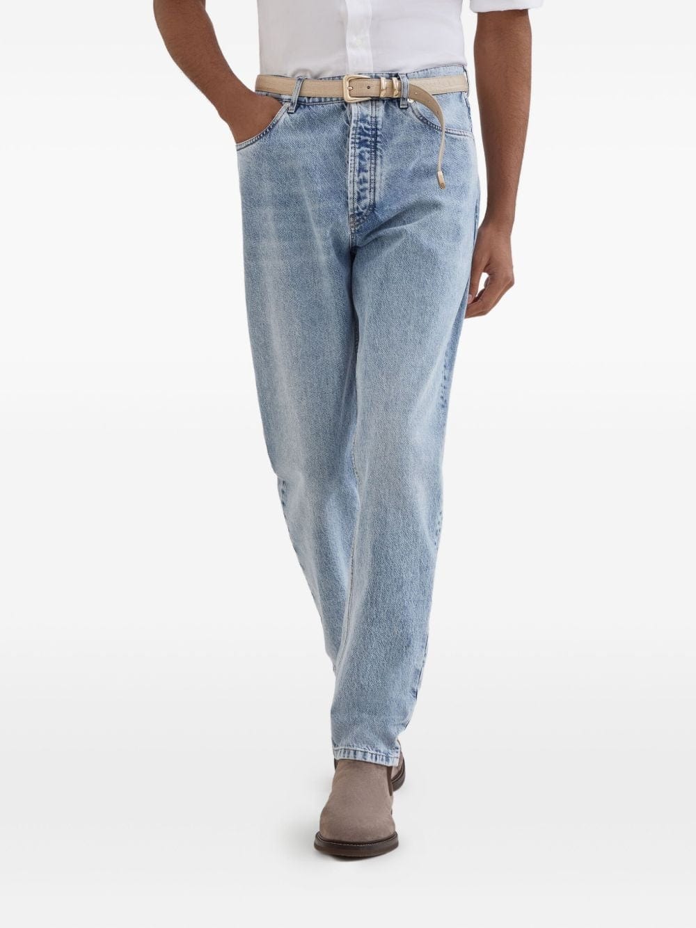 Brunello Cucinelli Denim Iconic Fit Cotton Jeans