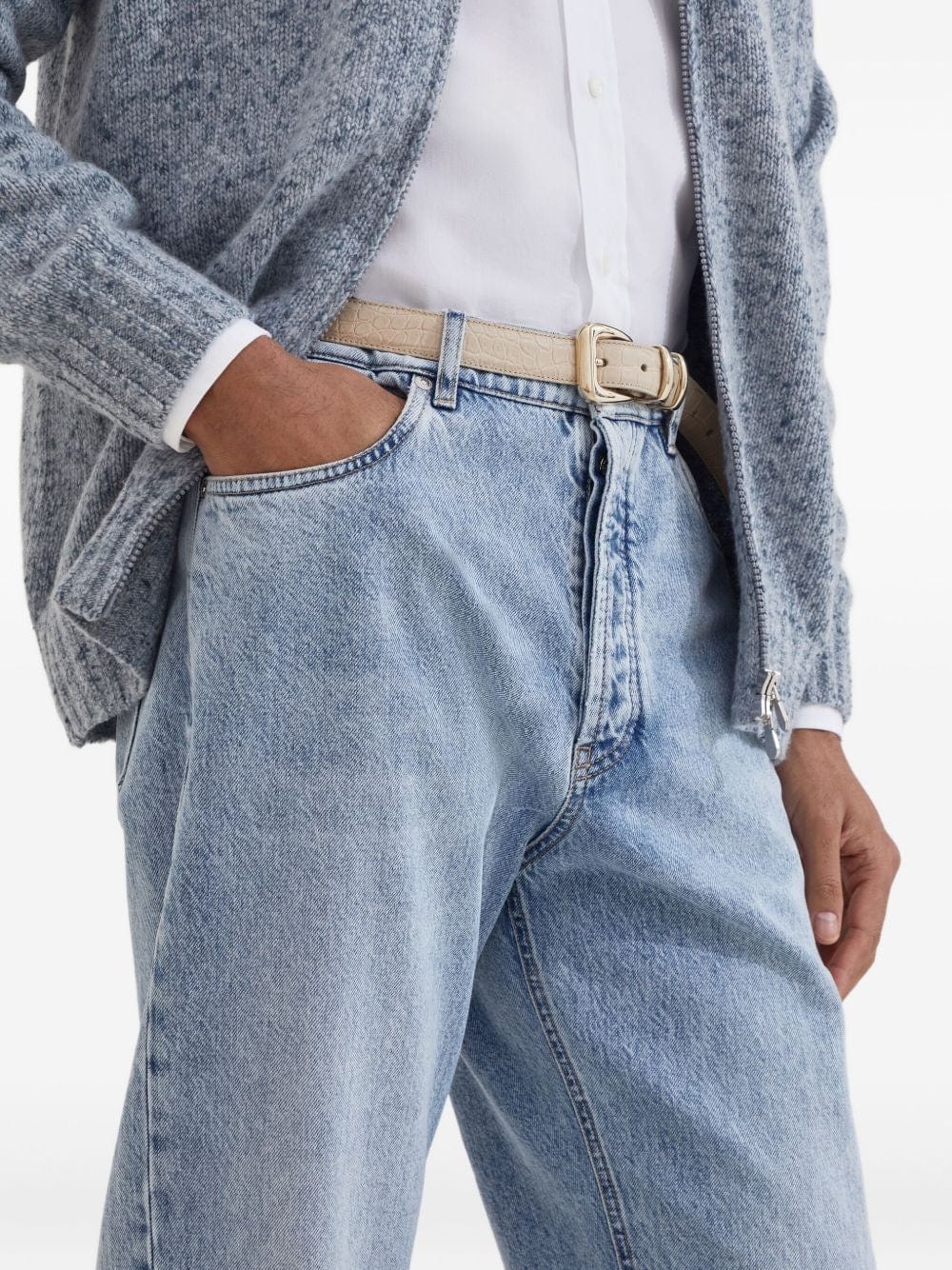 Brunello Cucinelli Denim Iconic Fit Cotton Jeans