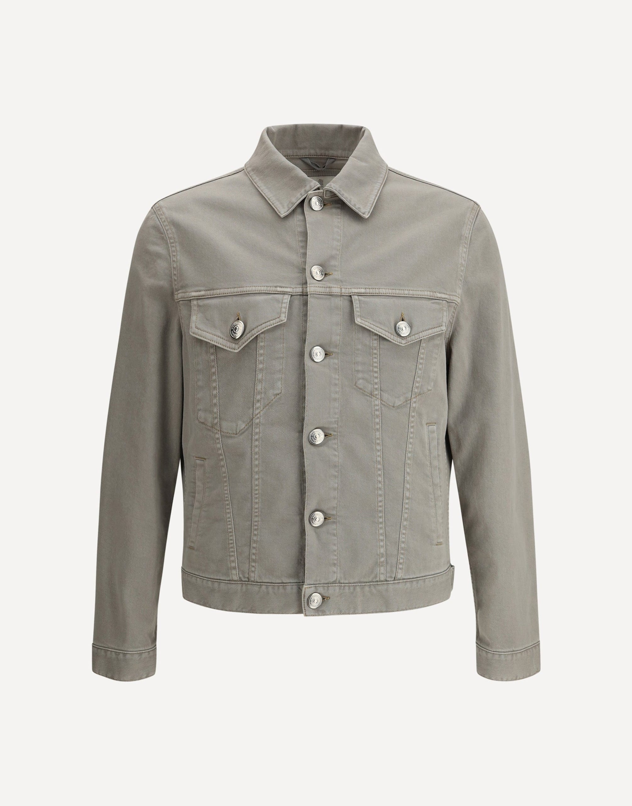 Brunello Cucinelli Denim Jacket With Patch Pockets