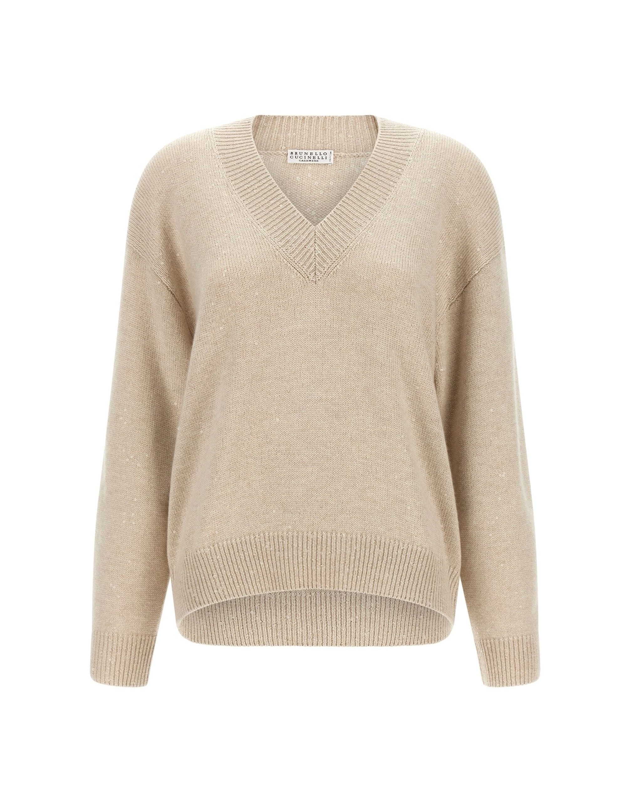 Brunello Cucinelli Brunello Cucinelli Diamante Cashmere Silk Sweater