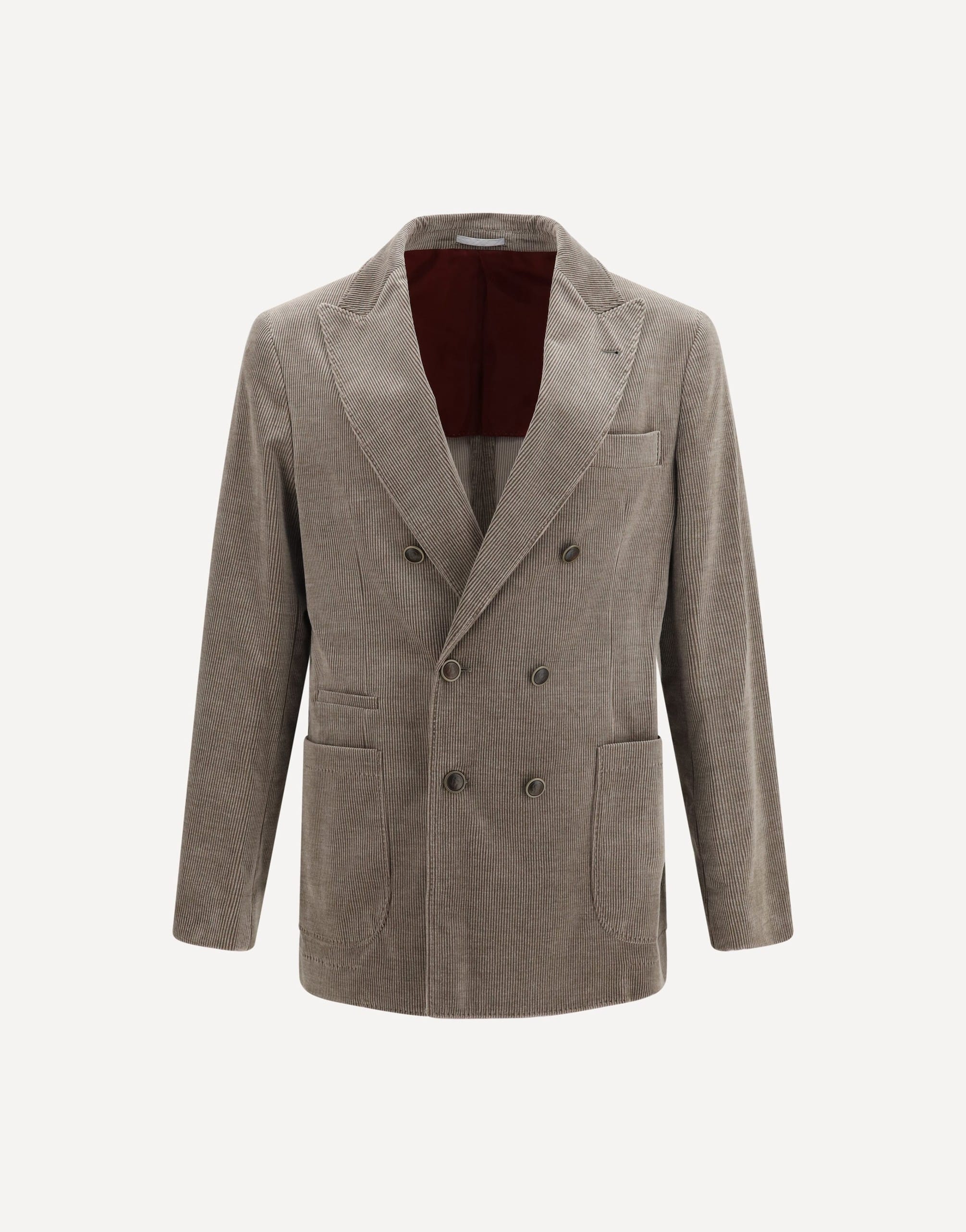 Brunello Cucinelli Brunello Cucinelli Double-Breasted Corduroy Jacket