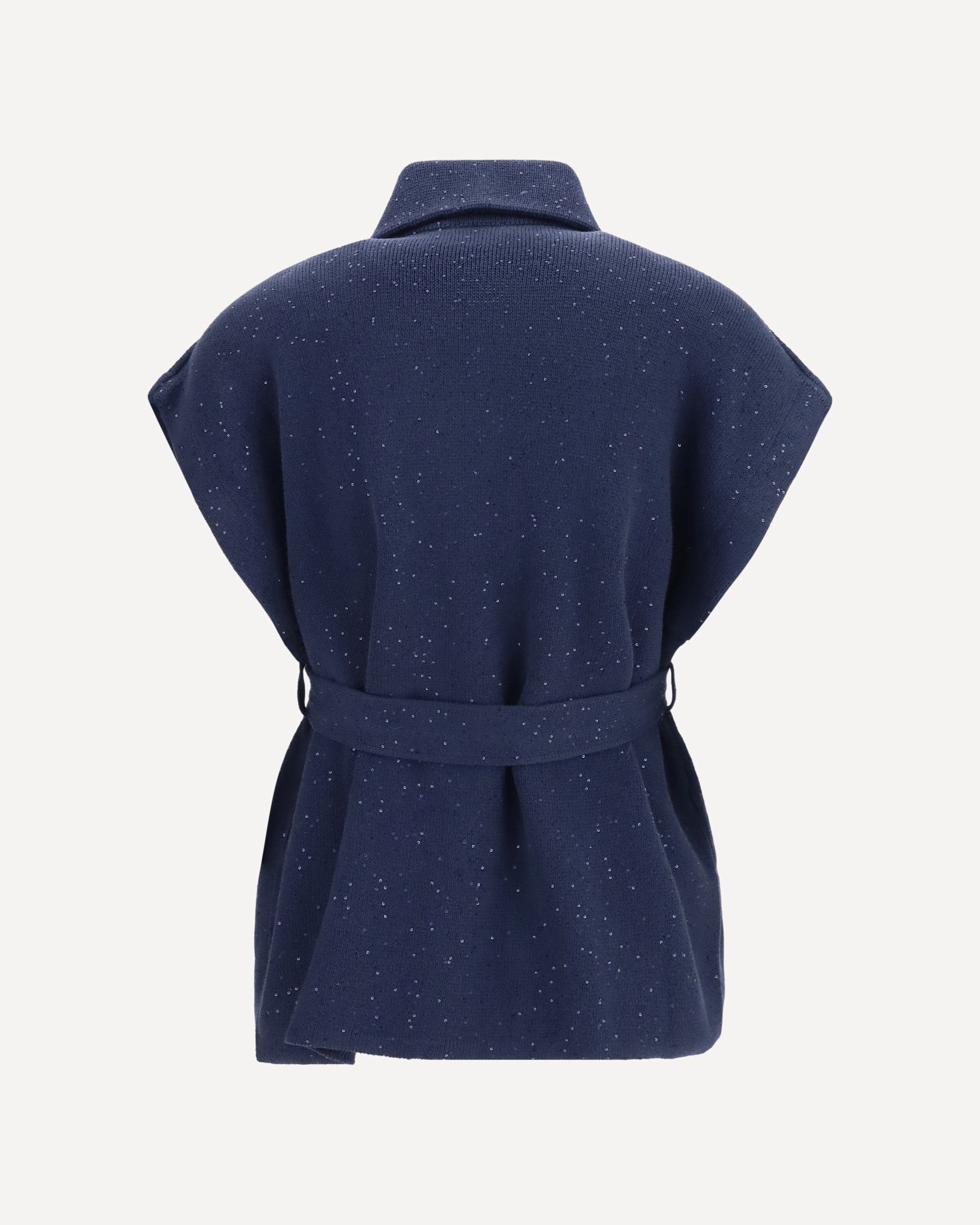 Brunello Cucinelli 더블브레스트 시퀸 베스트 - alternate view