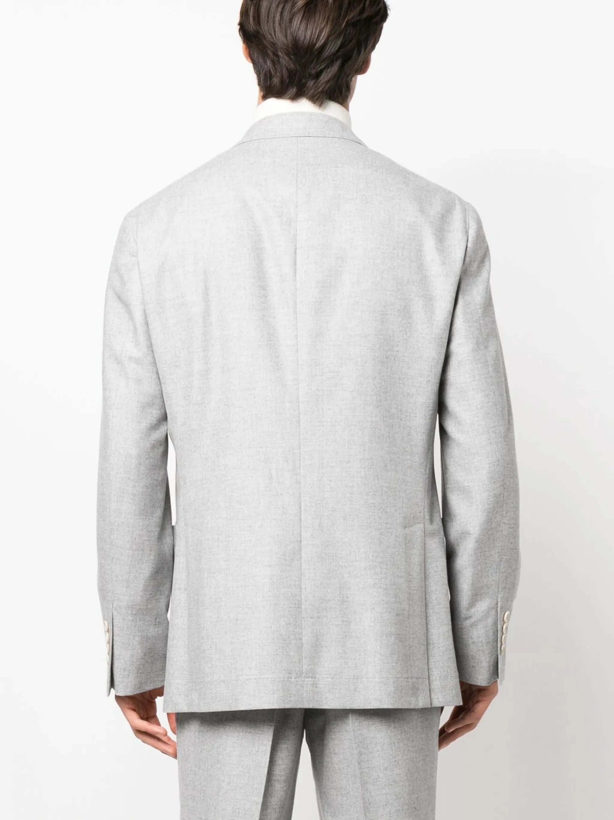 Brunello Cucinelli Double-Breasted Wool Blazer