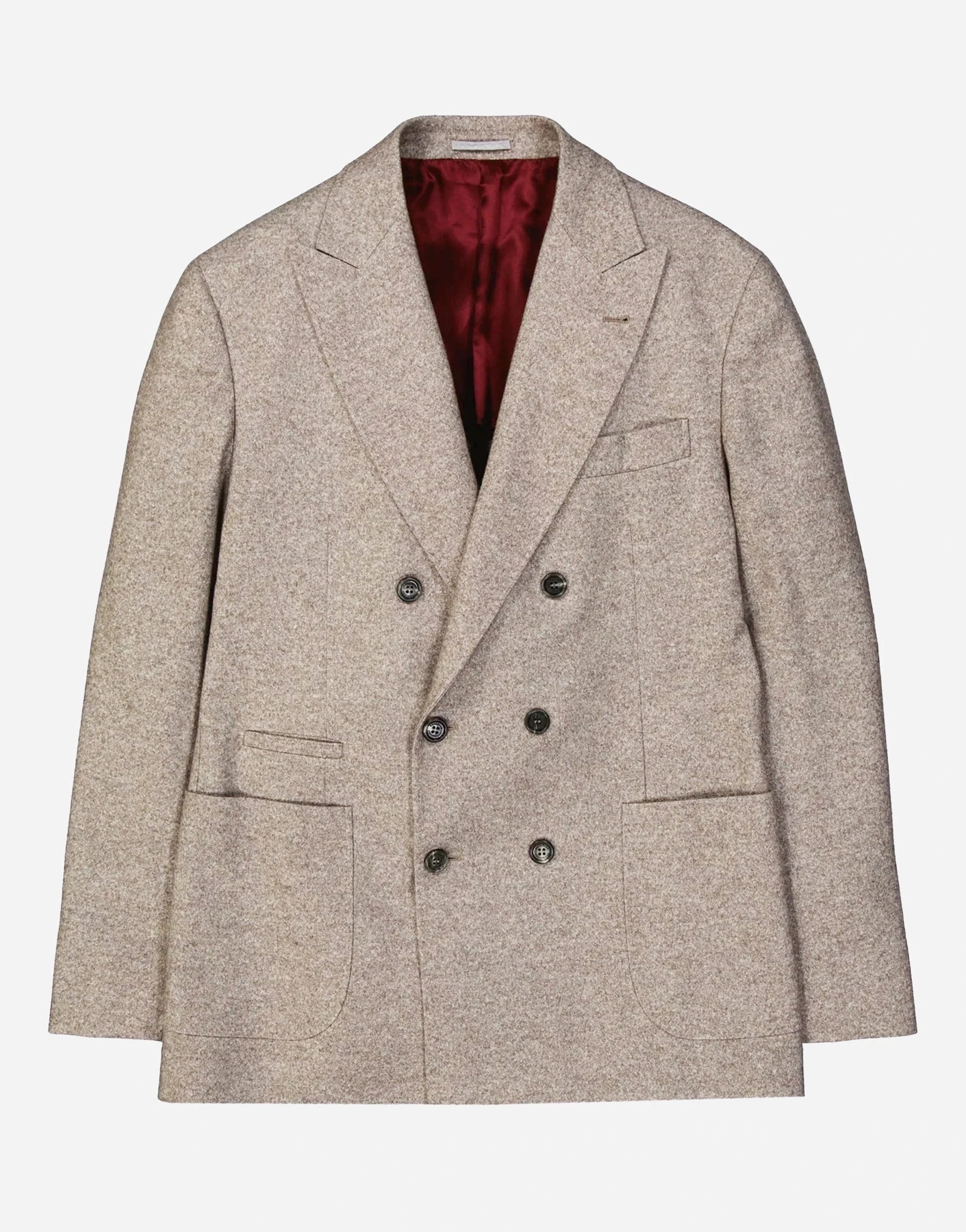 Brunello Cucinelli Double-Breasted Wool Jacket