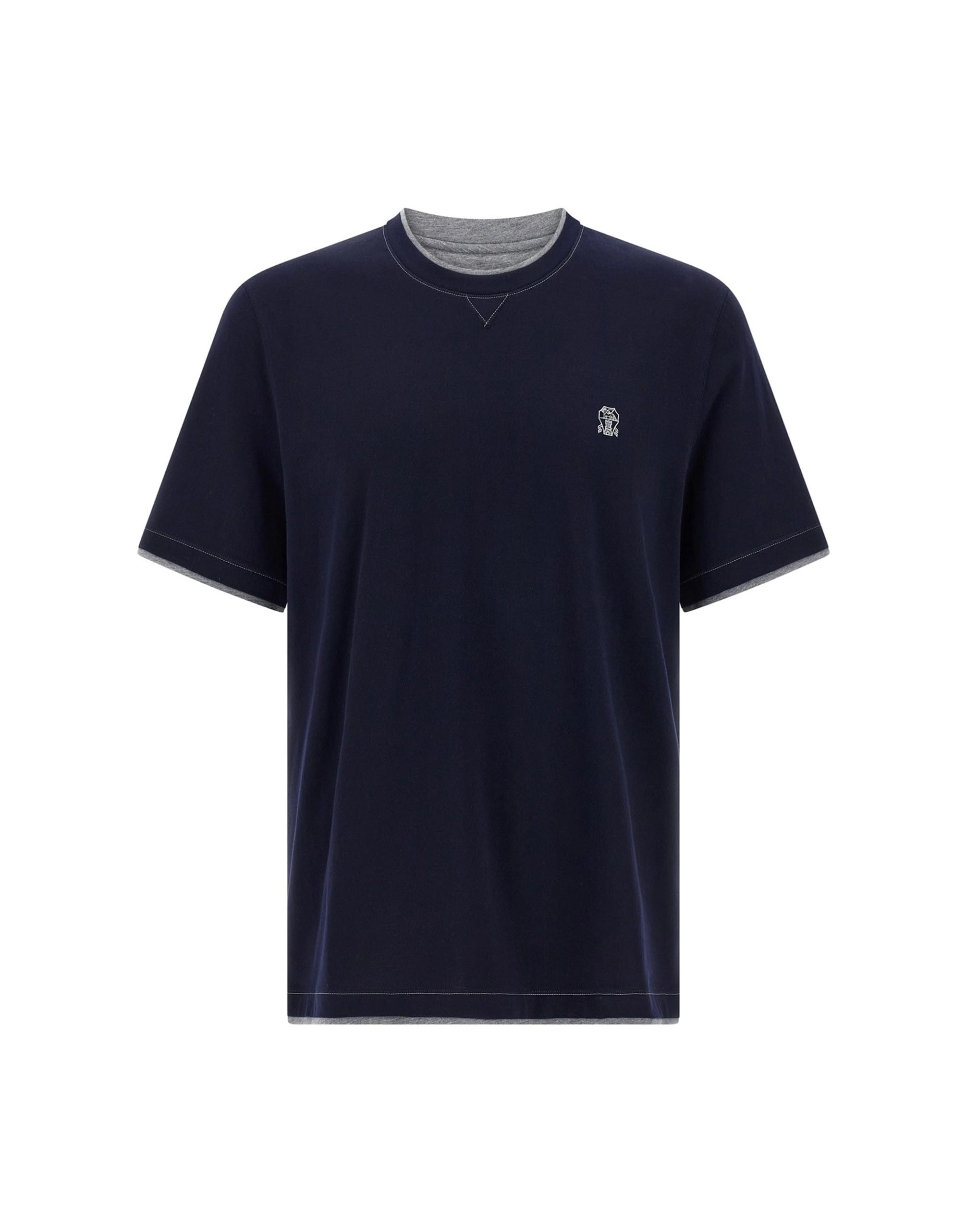 Brunello Cucinelli Brunello Cucinelli Double Layer T-Shirt