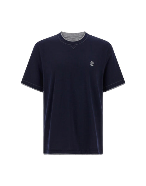 Brunello Cucinelli ダブルレイヤーTシャツ | Sendegaro JP