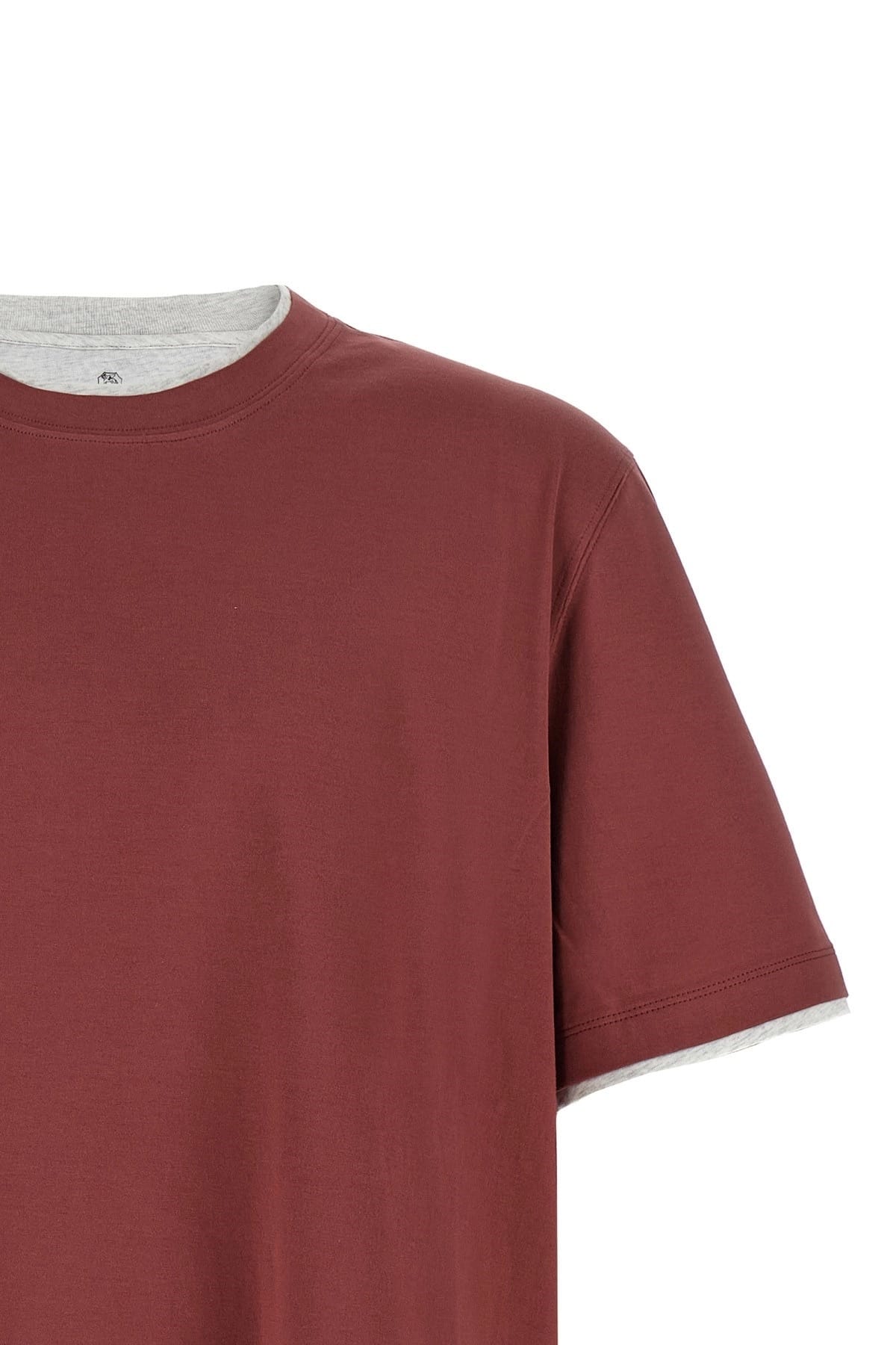 Brunello Cucinelli Brunello Cucinelli Double Layer T-Shirt