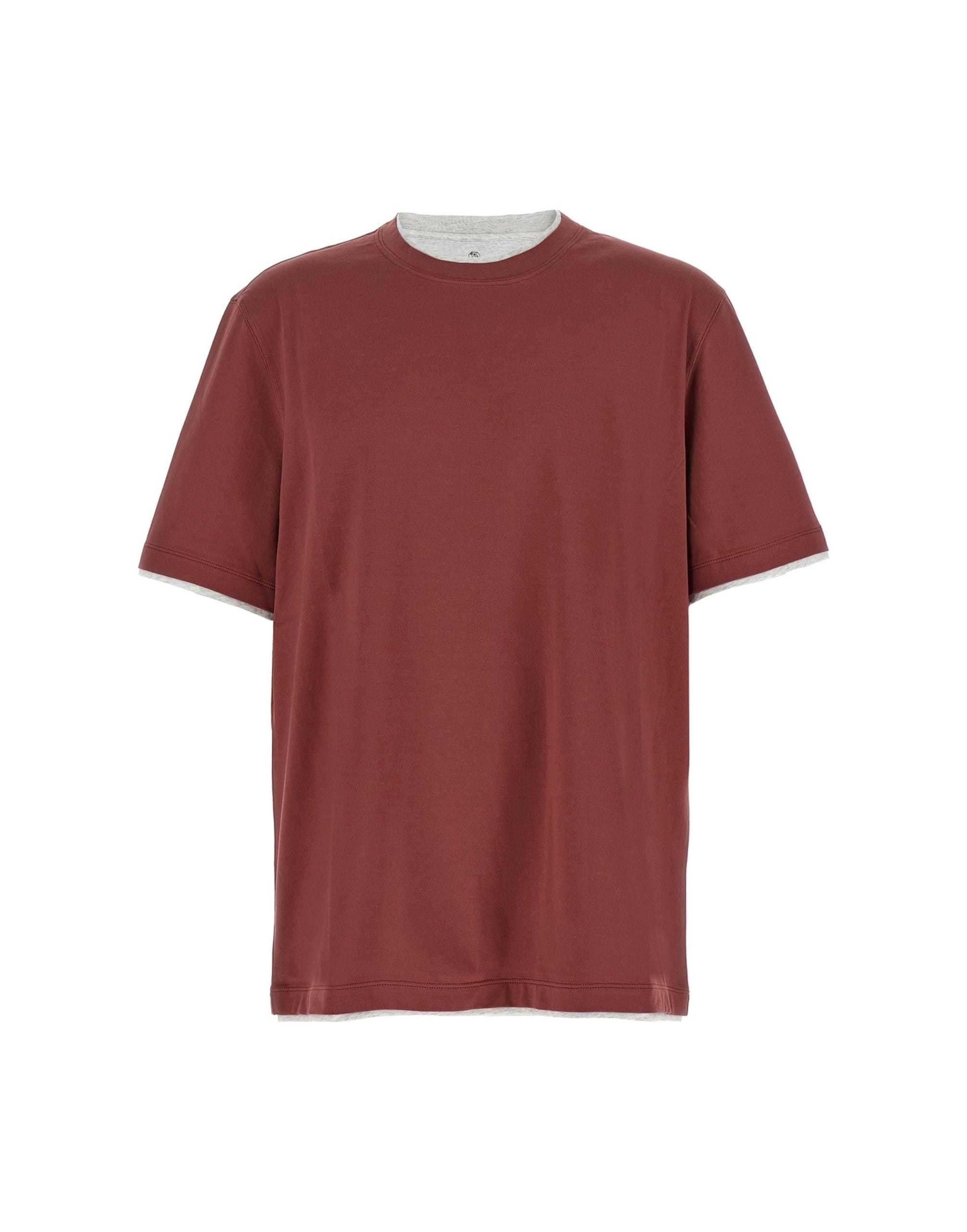 Brunello Cucinelli Brunello Cucinelli Double Layer T-Shirt