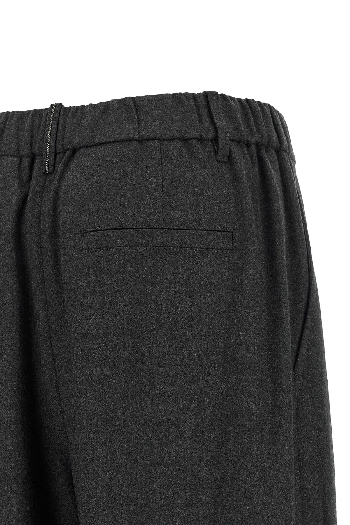 Brunello Cucinelli Brunello Cucinelli Double Pleat Wool Pants