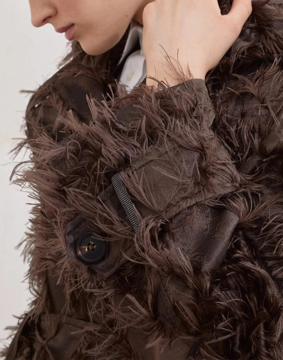 Brunello Cucinelli Dracaena Fil Coupé Belted Coat