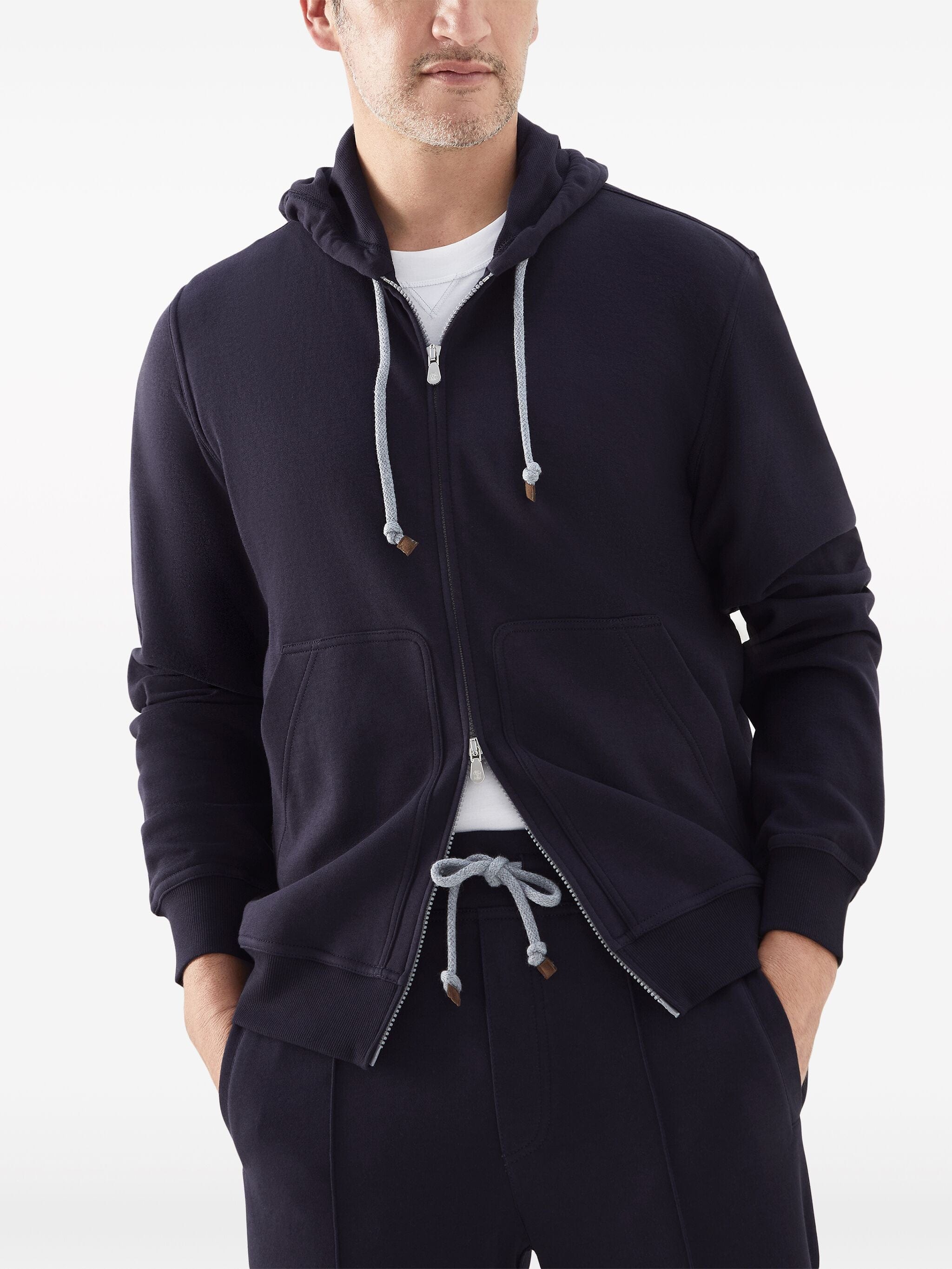 Brunello Cucinelli Drawstring Hooded Sweatshirt