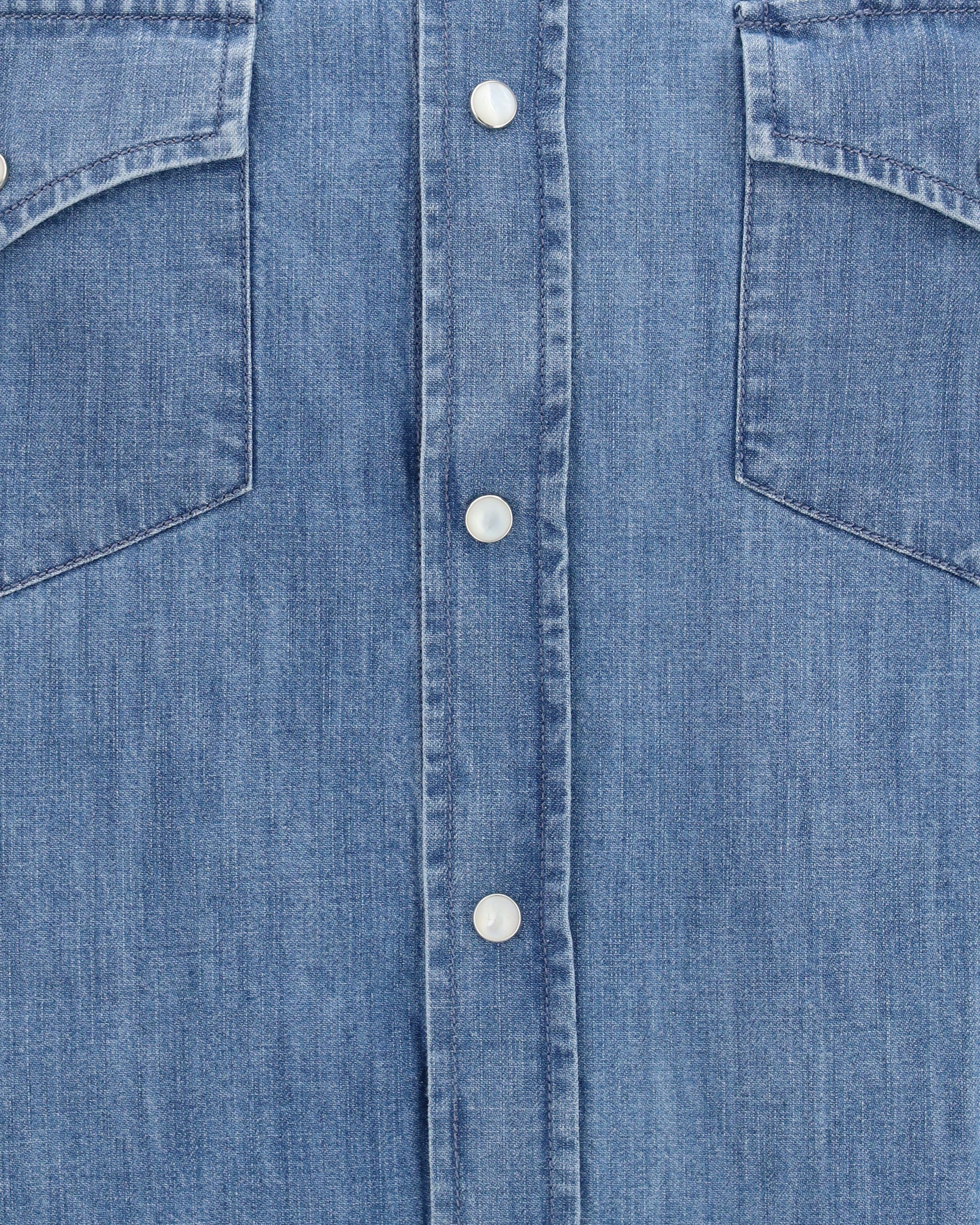 Brunello Cucinelli Easy Fit Denim Shirt