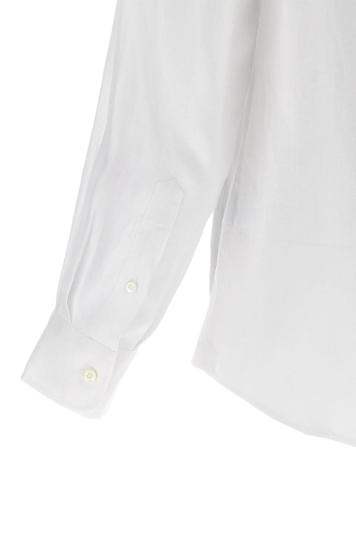 Brunello Cucinelli Brunello Cucinelli Easy Fit Linen Shirt