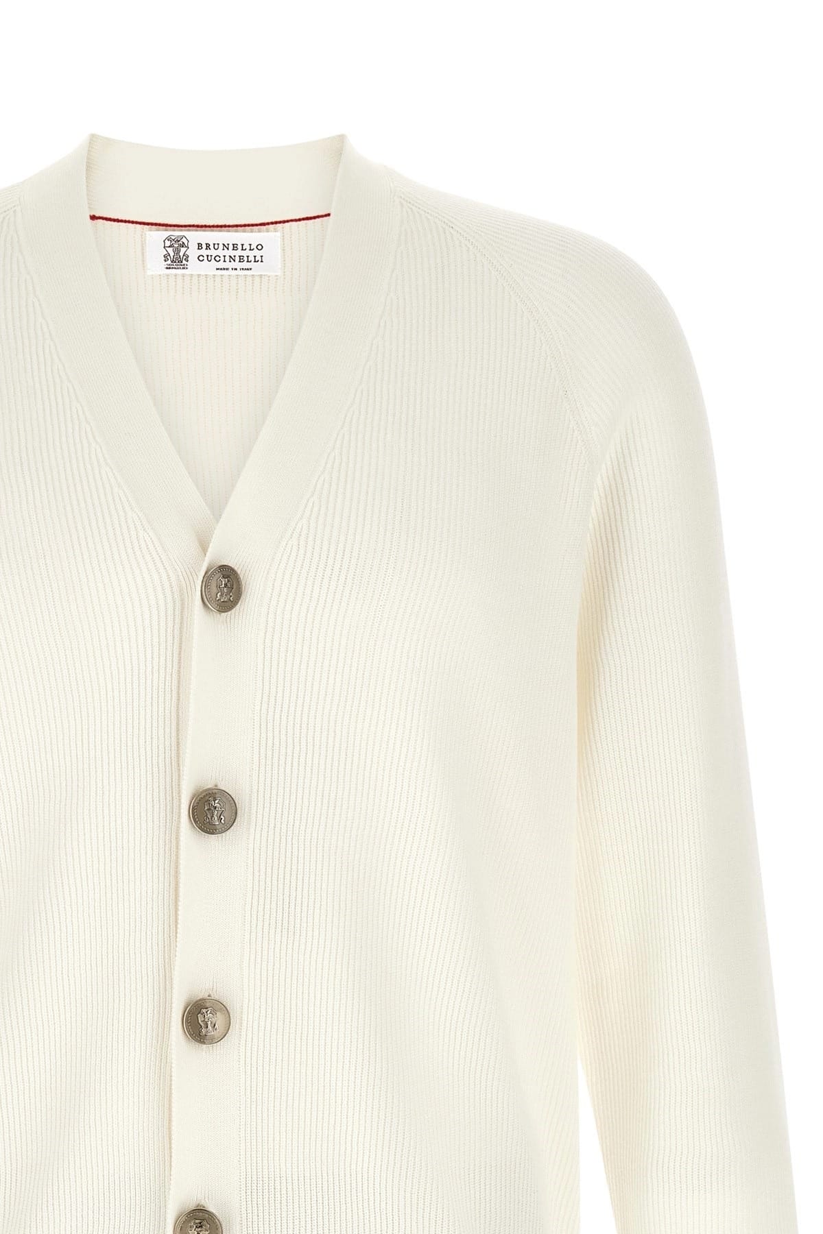 Brunello Cucinelli Brunello Cucinelli English Ribbed Cardigan