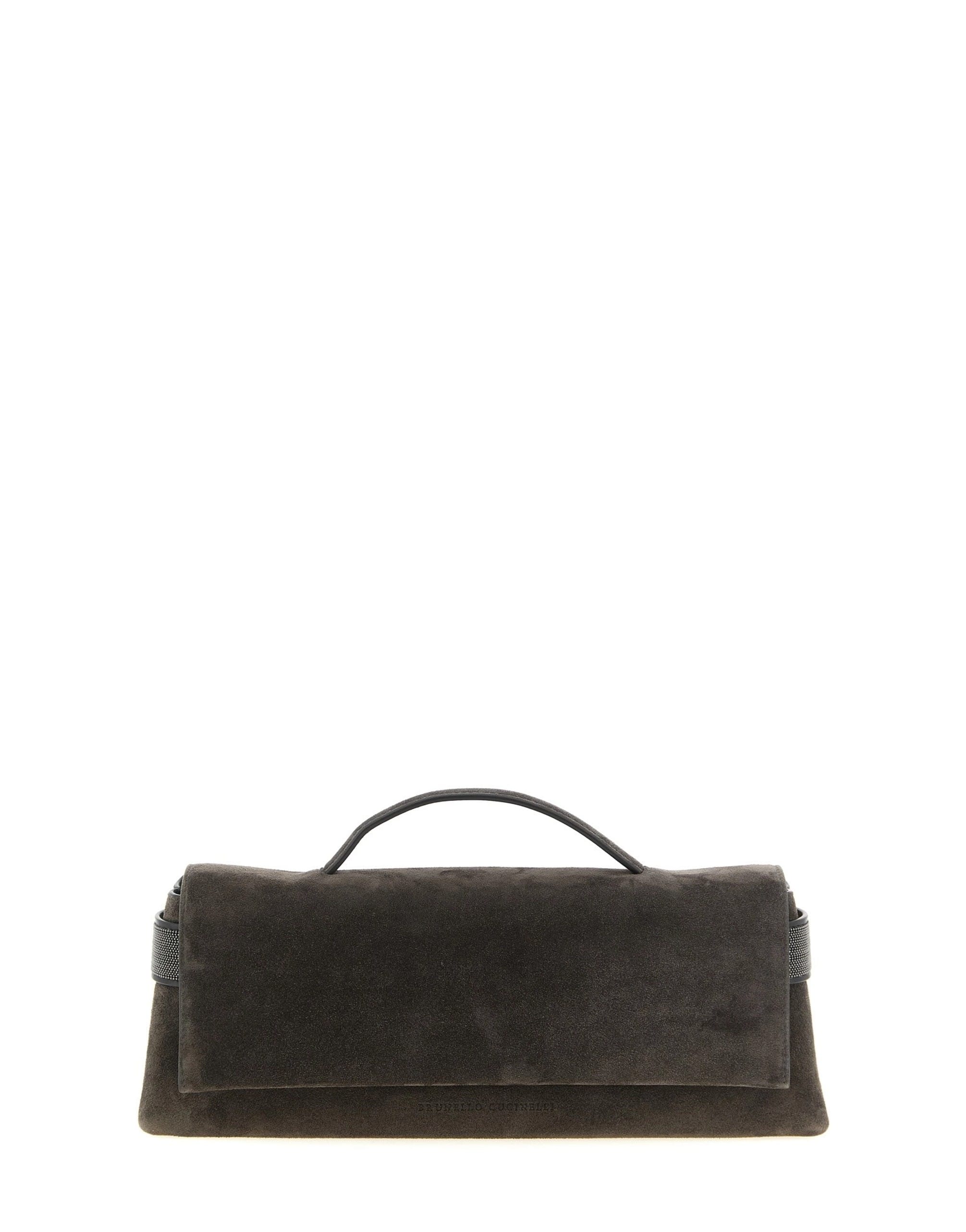 Brunello Cucinelli Brunello Cucinelli Essence Suede Clutch