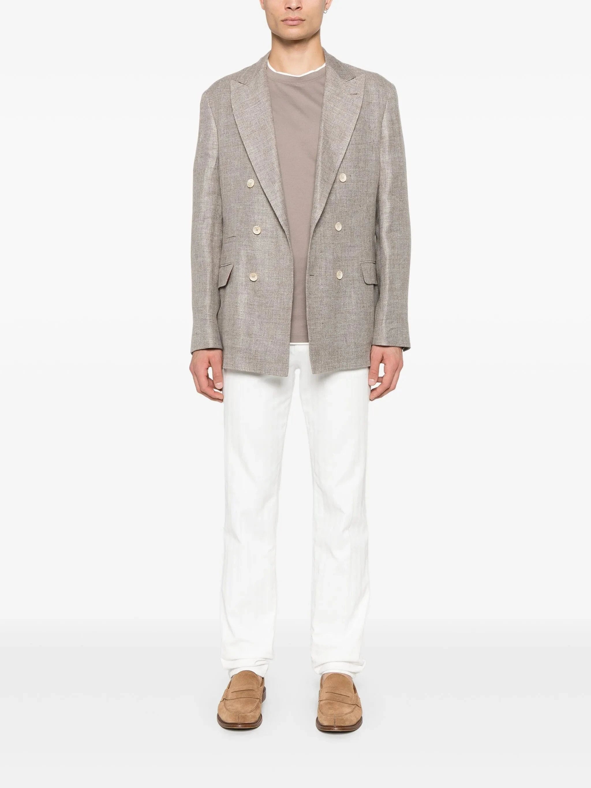 Brunello Cucinelli フェイクレイアリングTシャツ | Sendegaro KR Brunello Cucinelli フェイクレイアリングTシャツ | Sendegaro KR