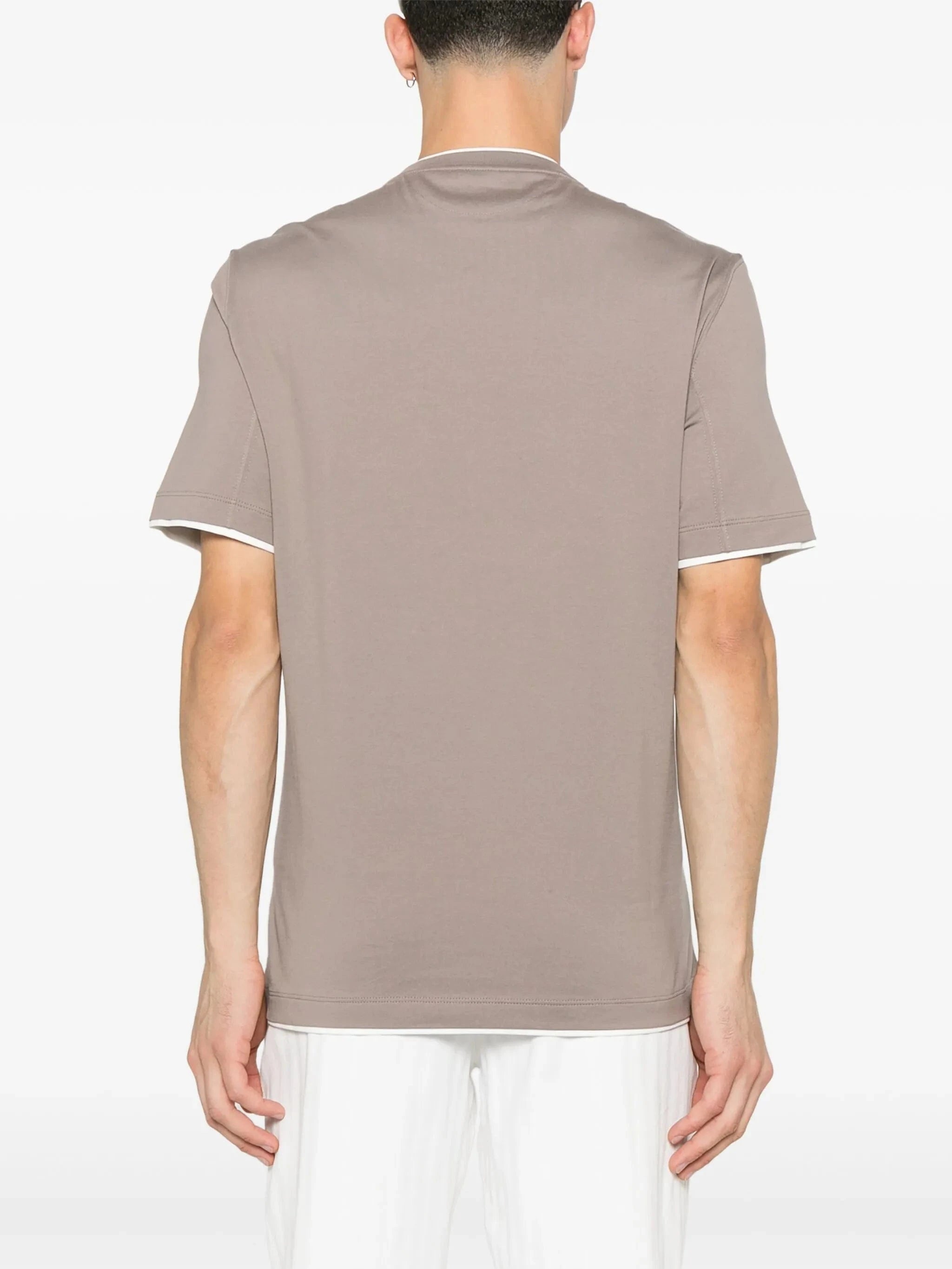 Brunello Cucinelli フェイクレイアリングTシャツ | Sendegaro KR Brunello Cucinelli フェイクレイアリングTシャツ | Sendegaro KR