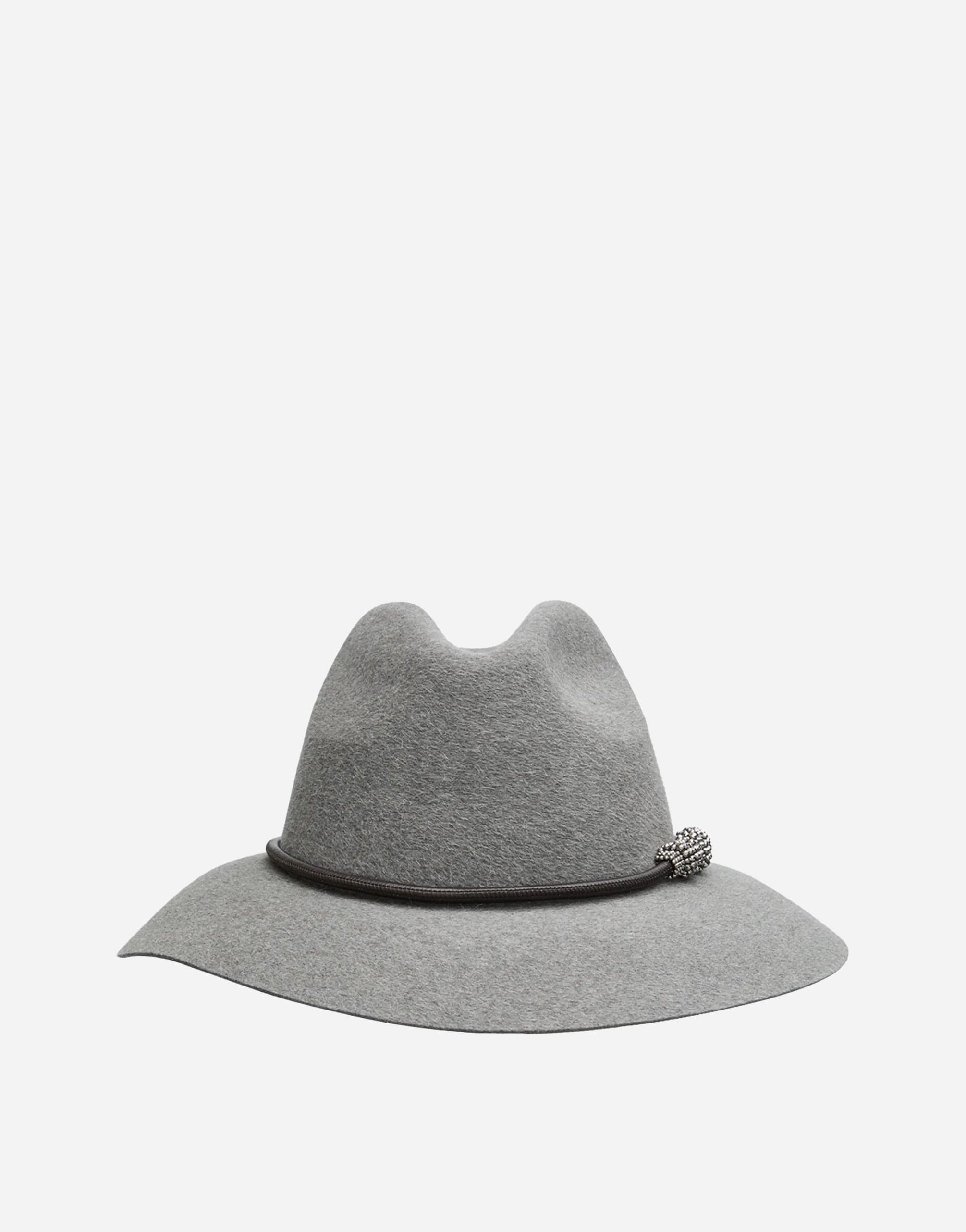 Brunello Cucinelli Felt Hat With Monili Band