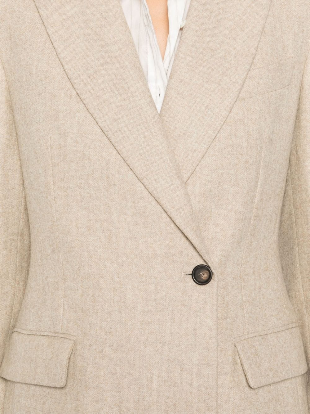 Brunello Cucinelli Felted-Finish Blazer