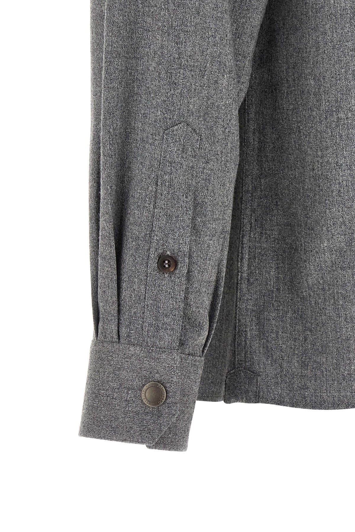 Brunello Cucinelli overshirt in flanella
