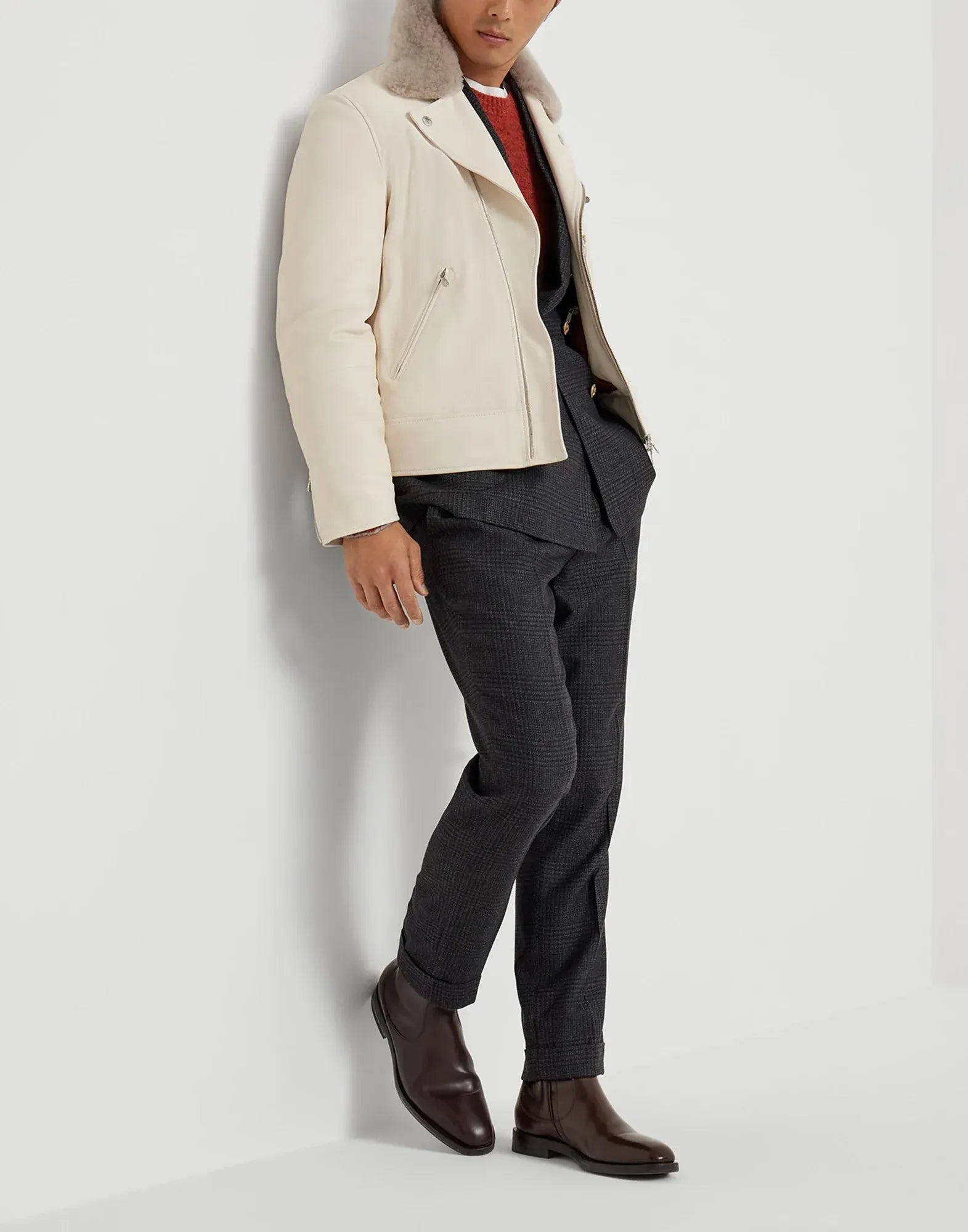 Brunello Cucinelli Flecked Alpaca Blend Sweater