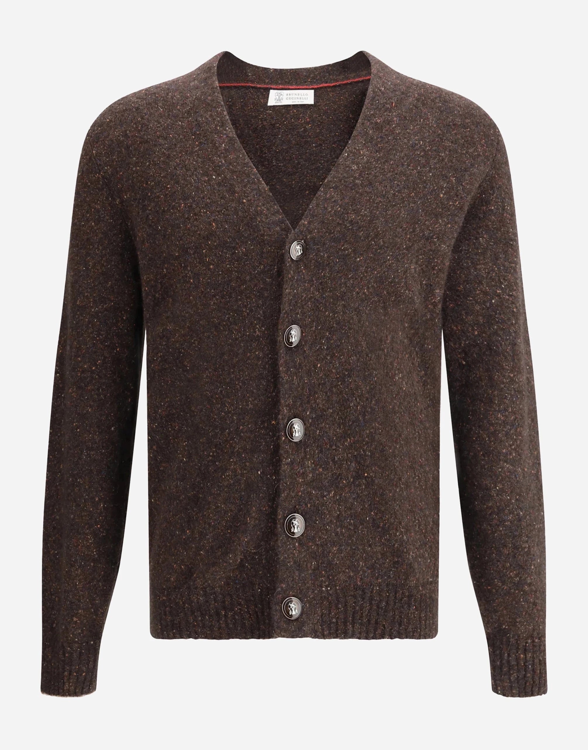 Brunello Cucinelli Flecked Alpaca Cardigan