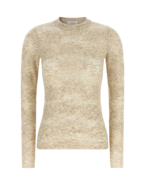 Brunello Cucinelli Flower Lace Sweater | Sendegaro ES