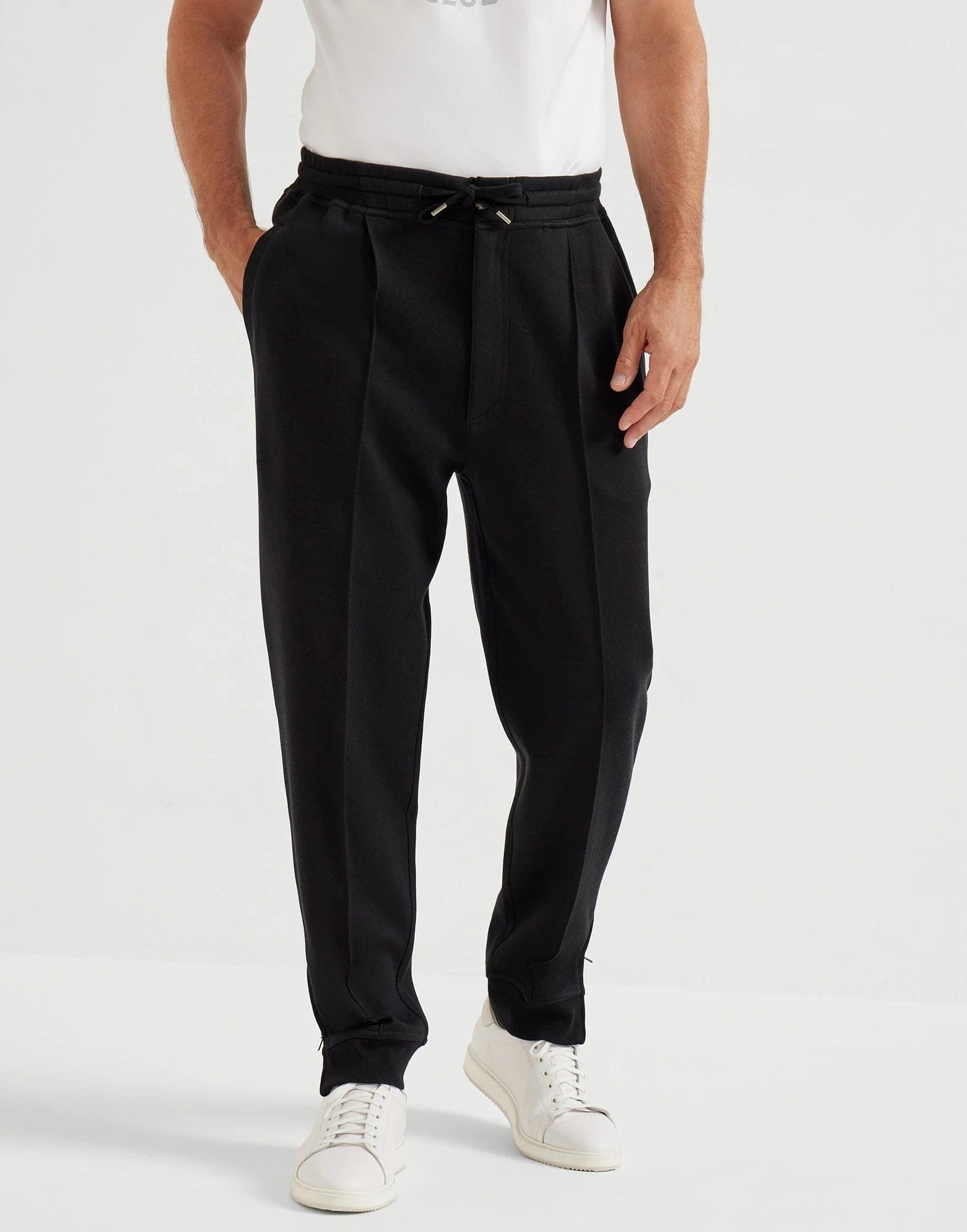 Brunello Cucinelli French Terry Double-Cloth Track Pants