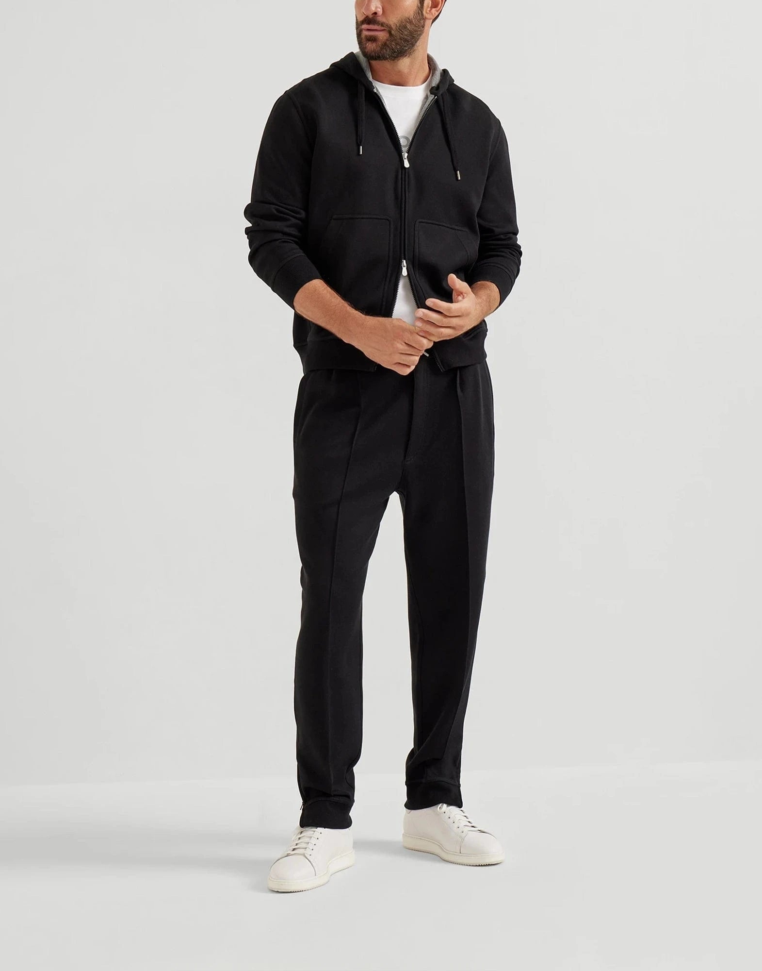 Brunello Cucinelli French Terry Double-Cloth Track Pants