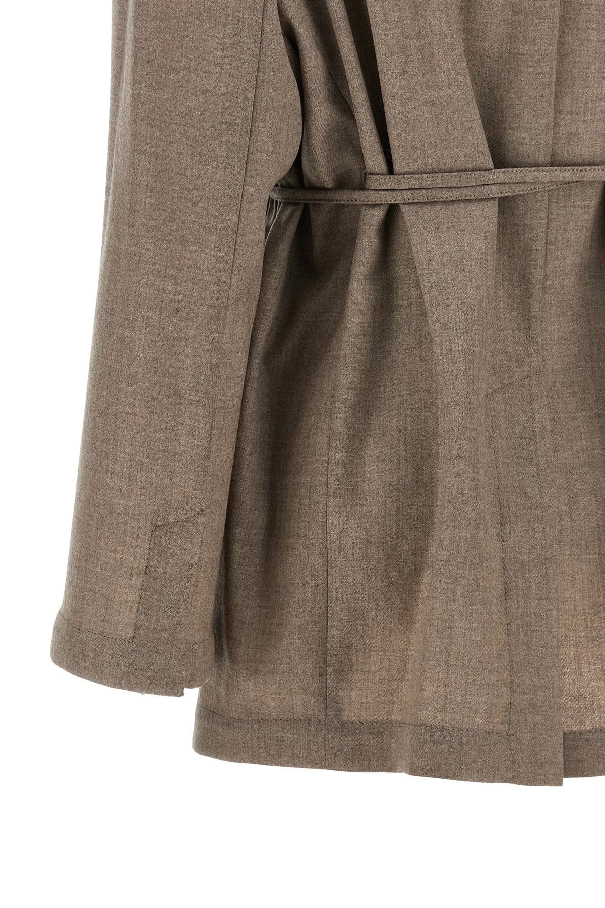 Brunello Cucinelli Brunello Cucinelli Fresh Wool Belted Blazer