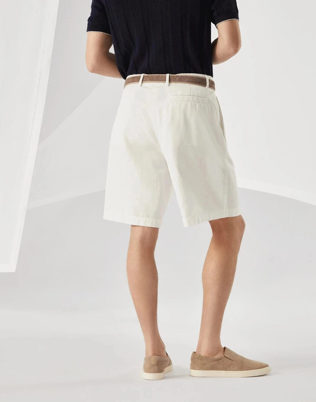 Brunello Cucinelli Garment-Dyed Bermuda Shorts
