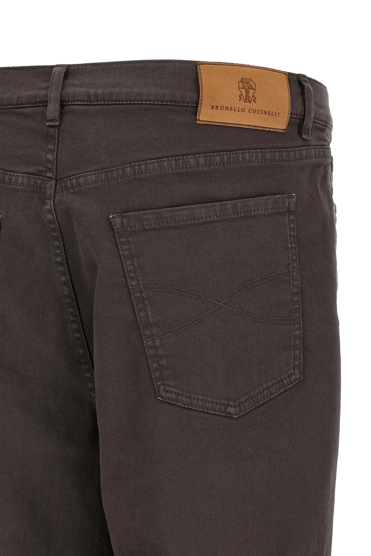 Brunello Cucinelli Garment-Dyed Denim Jeans