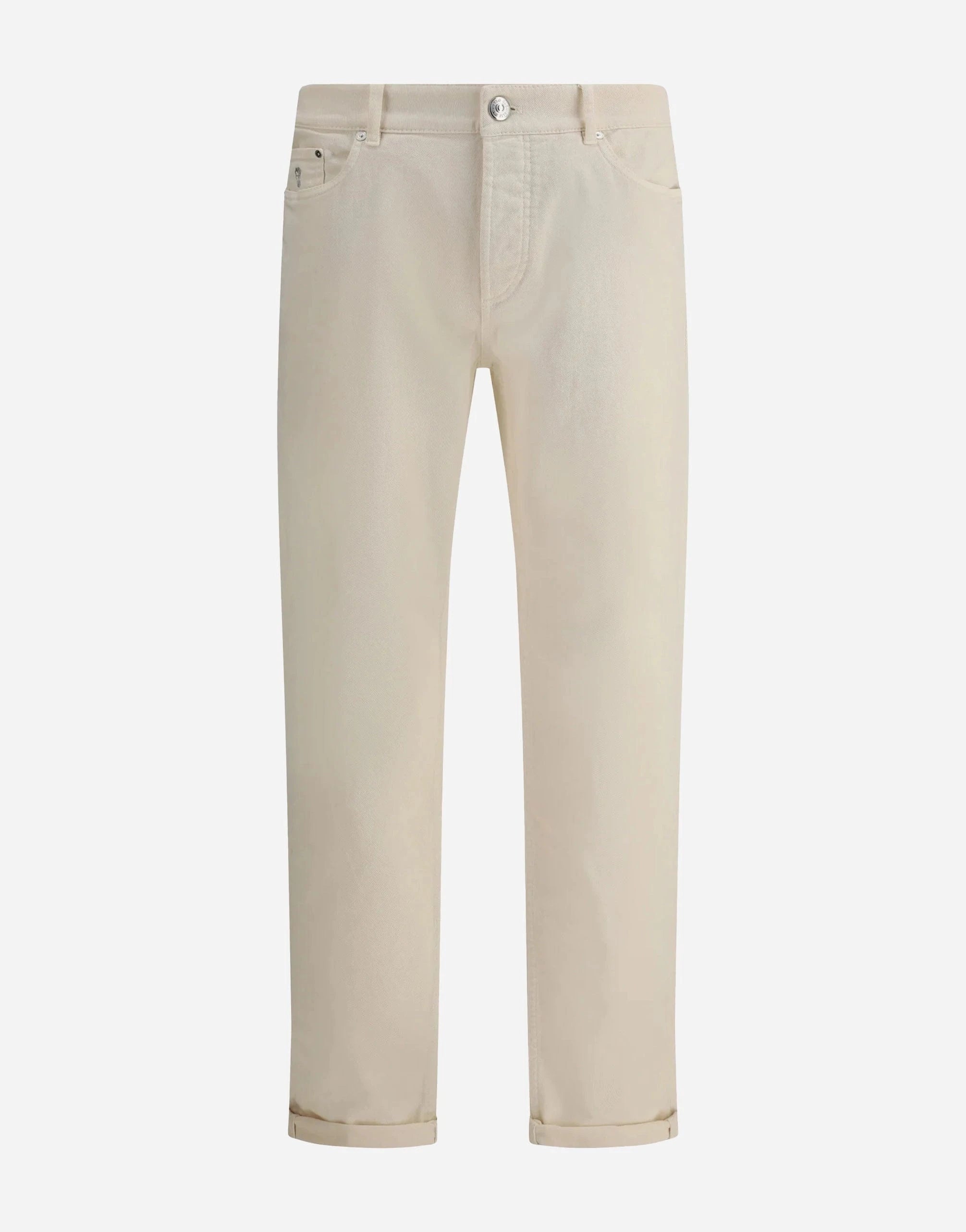 Brunello Cucinelli Garment-Dyed Five-Pocket Jeans