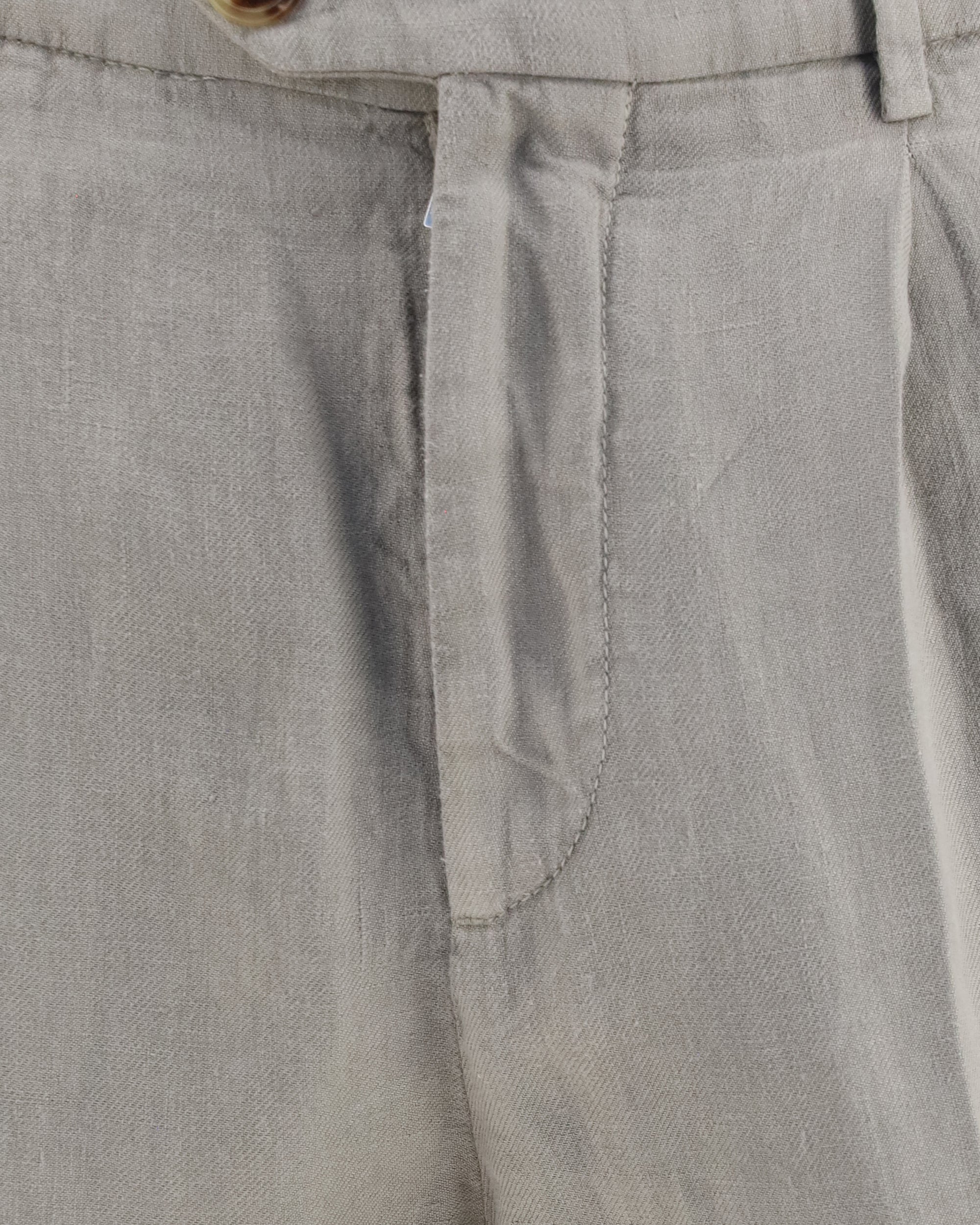 Brunello Cucinelli Garment Dyed Ginen Gabardine Pants
