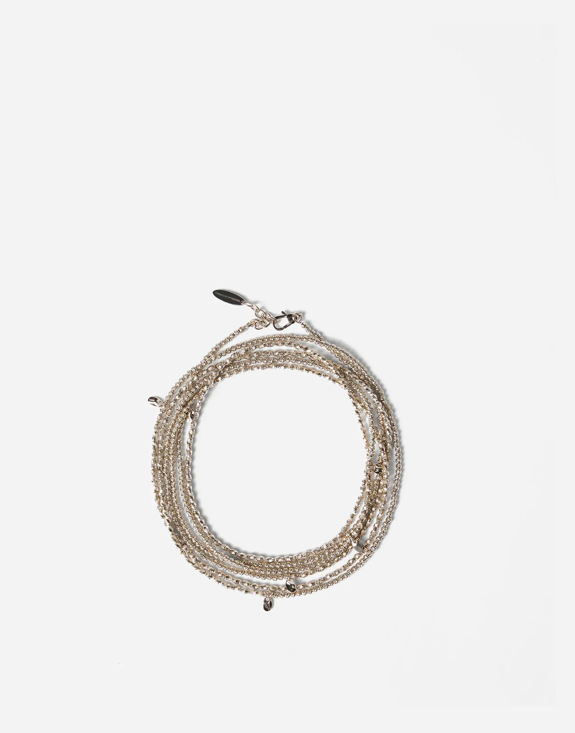 Brunello Cucinelli Gold Sterling Silver Wrap Bracelet
