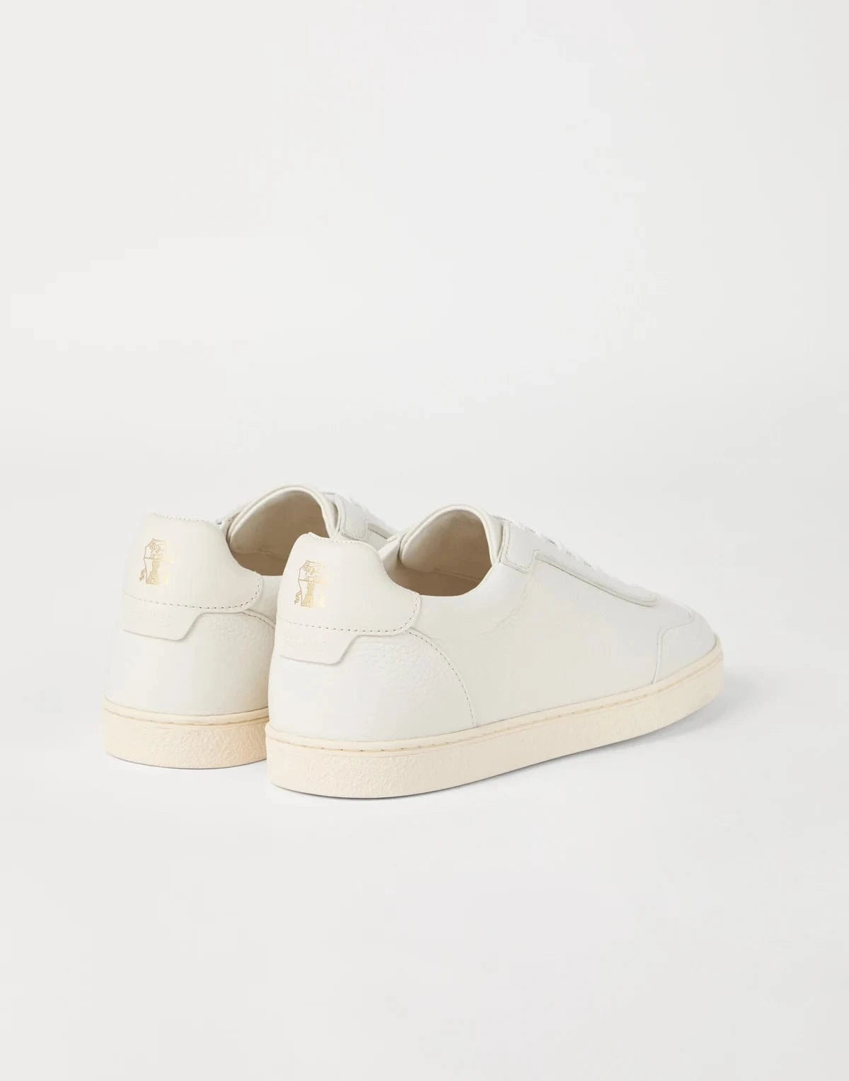 Brunello Cucinelli Grained Leather Sneakers