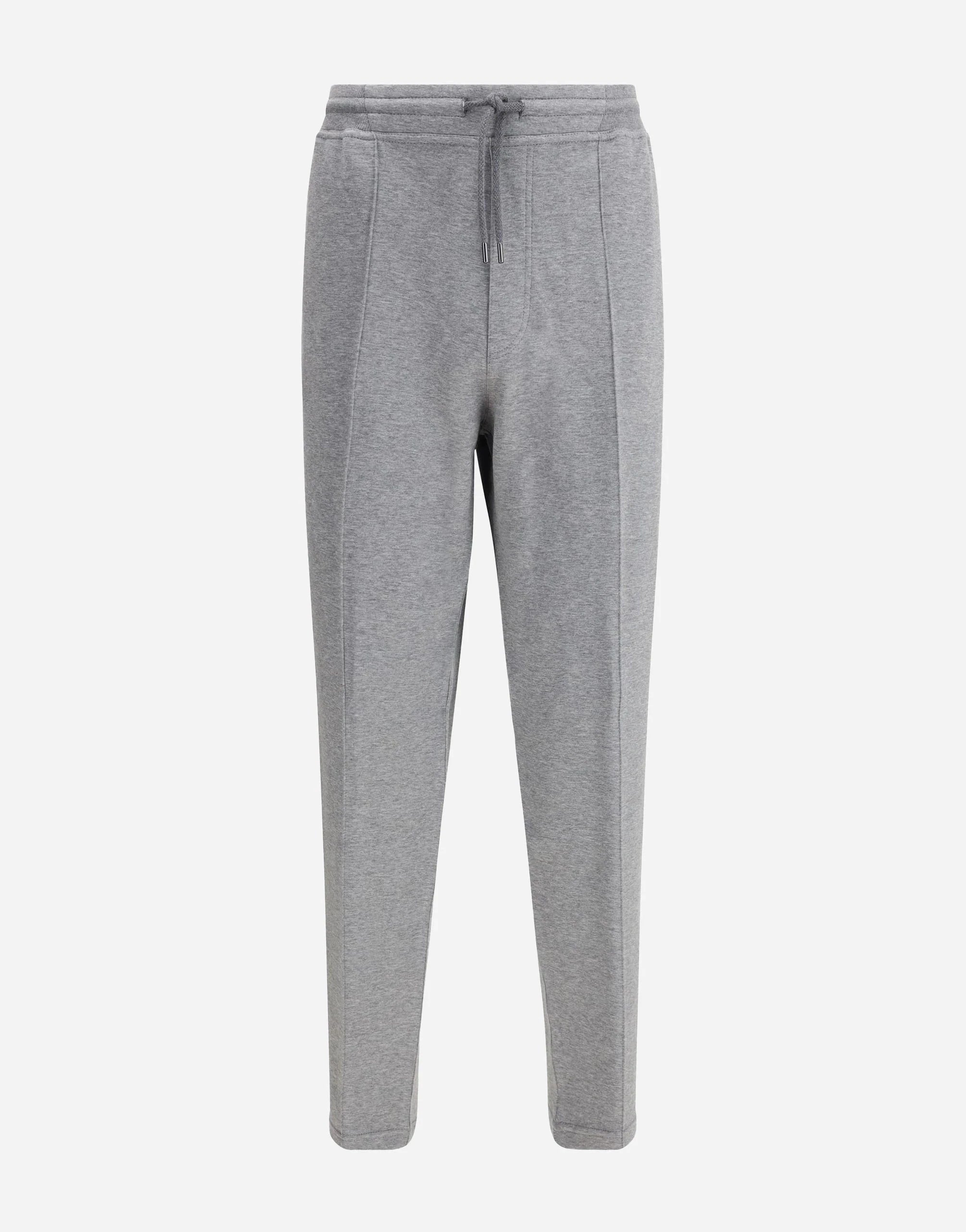 Brunello Cucinelli Grey Crête Detail French Terry Track Pants