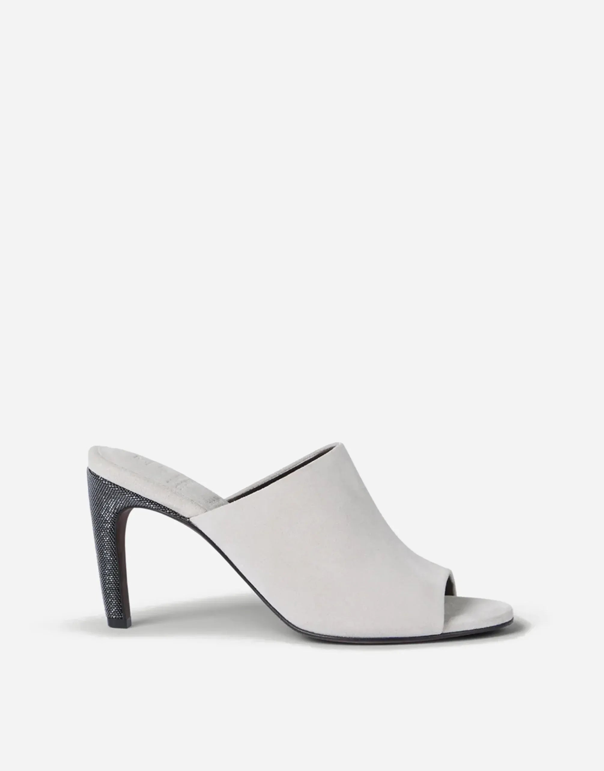 Brunello Cucinelli Grey Suede Precious Details Pumps