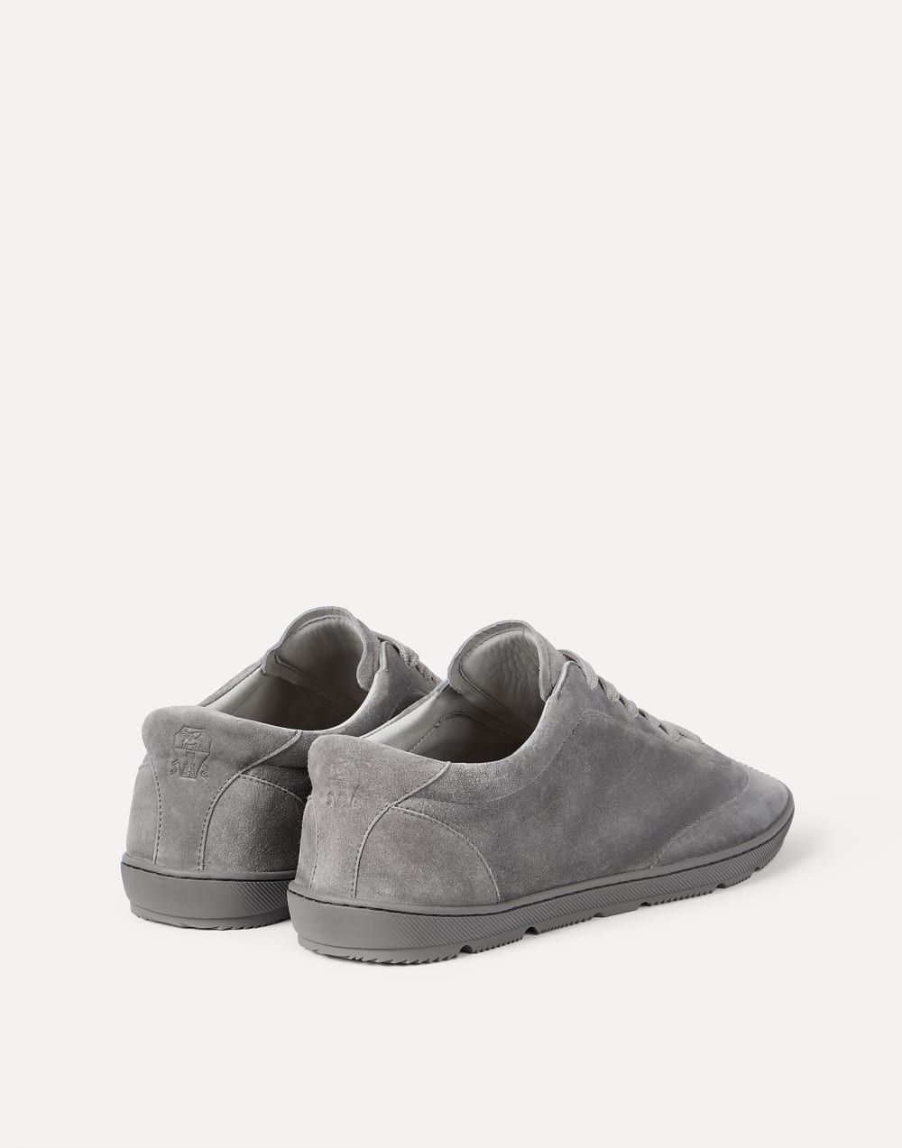 Brunello Cucinelli Grey Suede Sneakers | Sendegaro HK