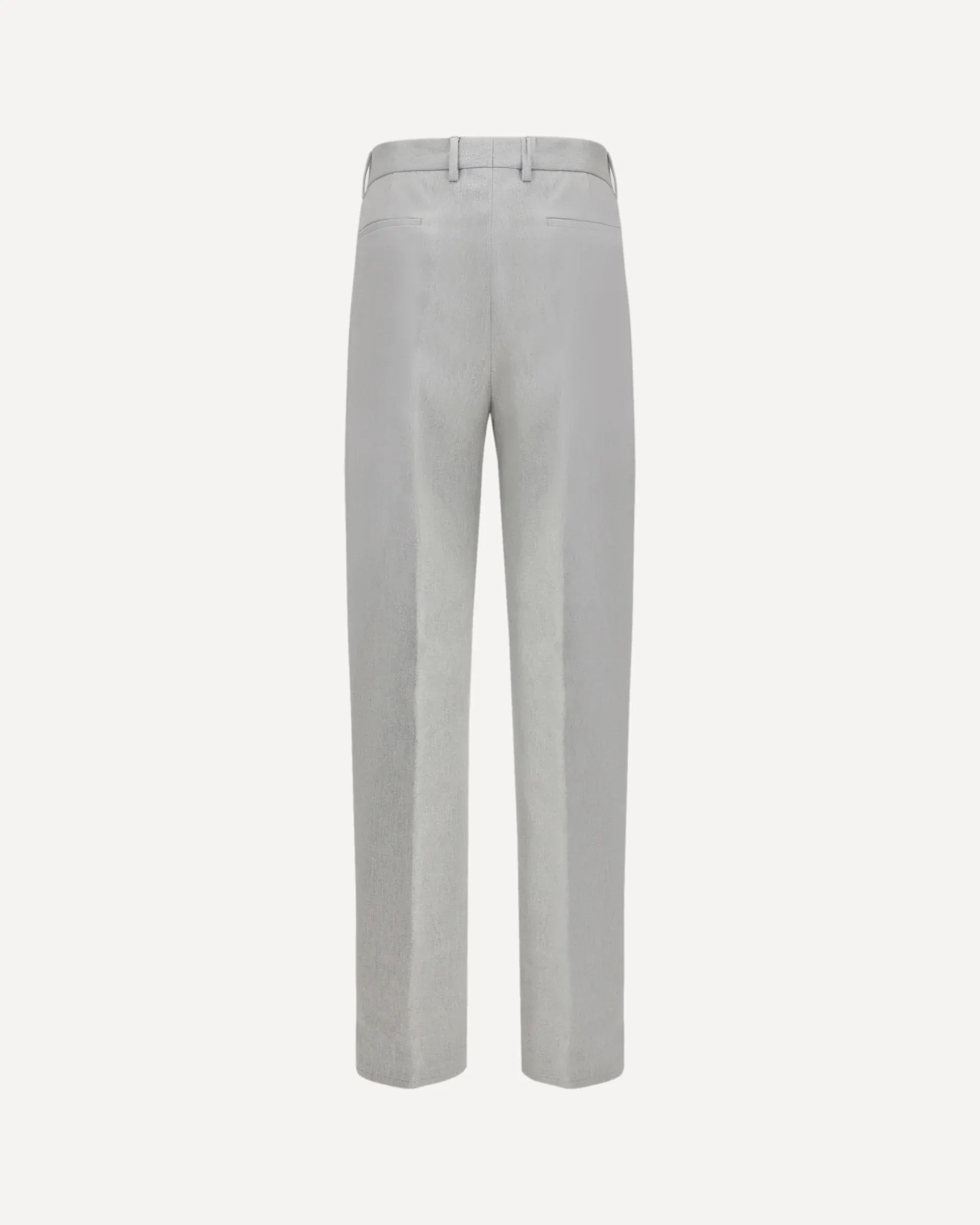 Brunello Cucinelli Grey Wool Casual Trousers