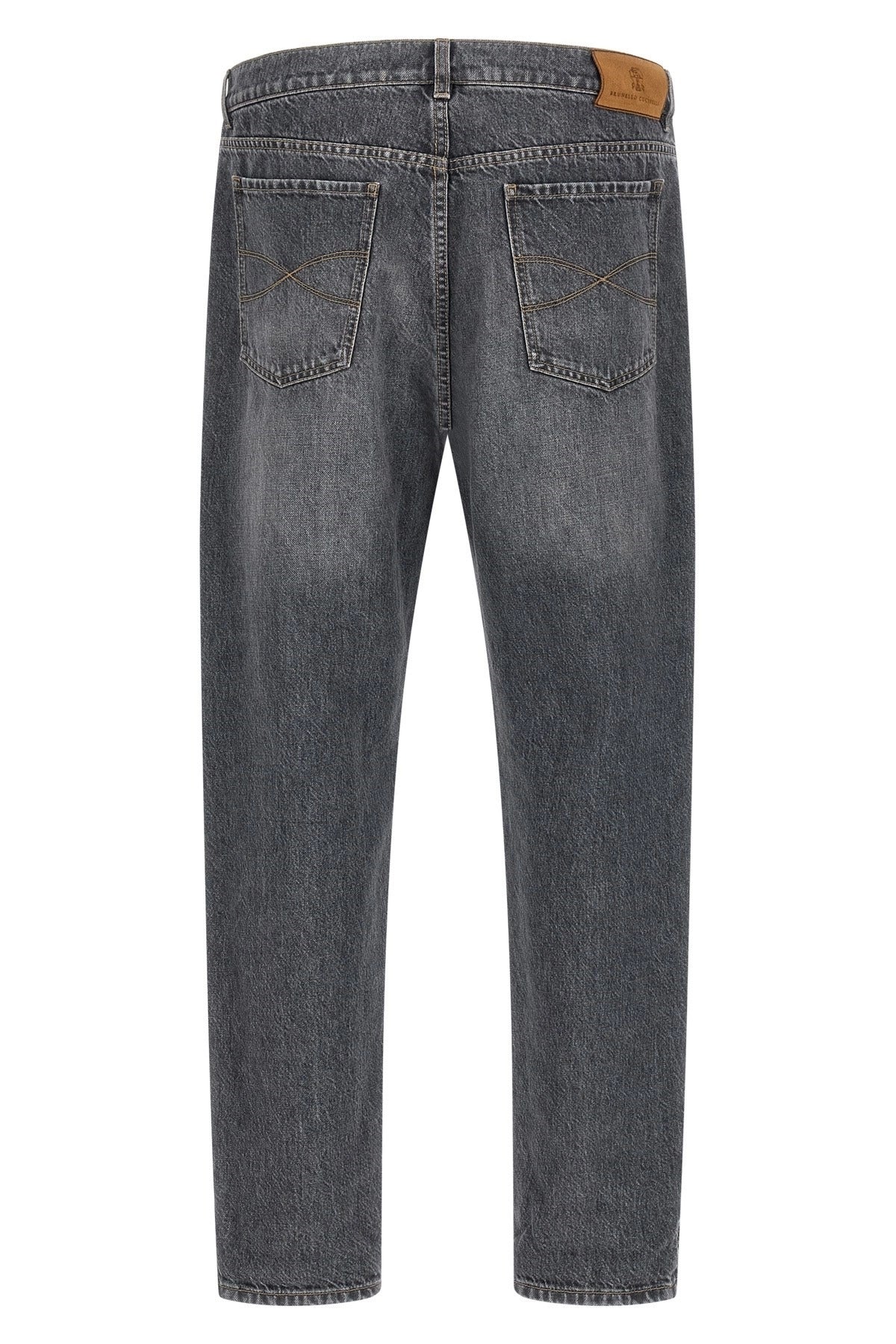 Brunello Cucinelli Greyscale Denim Jeans
