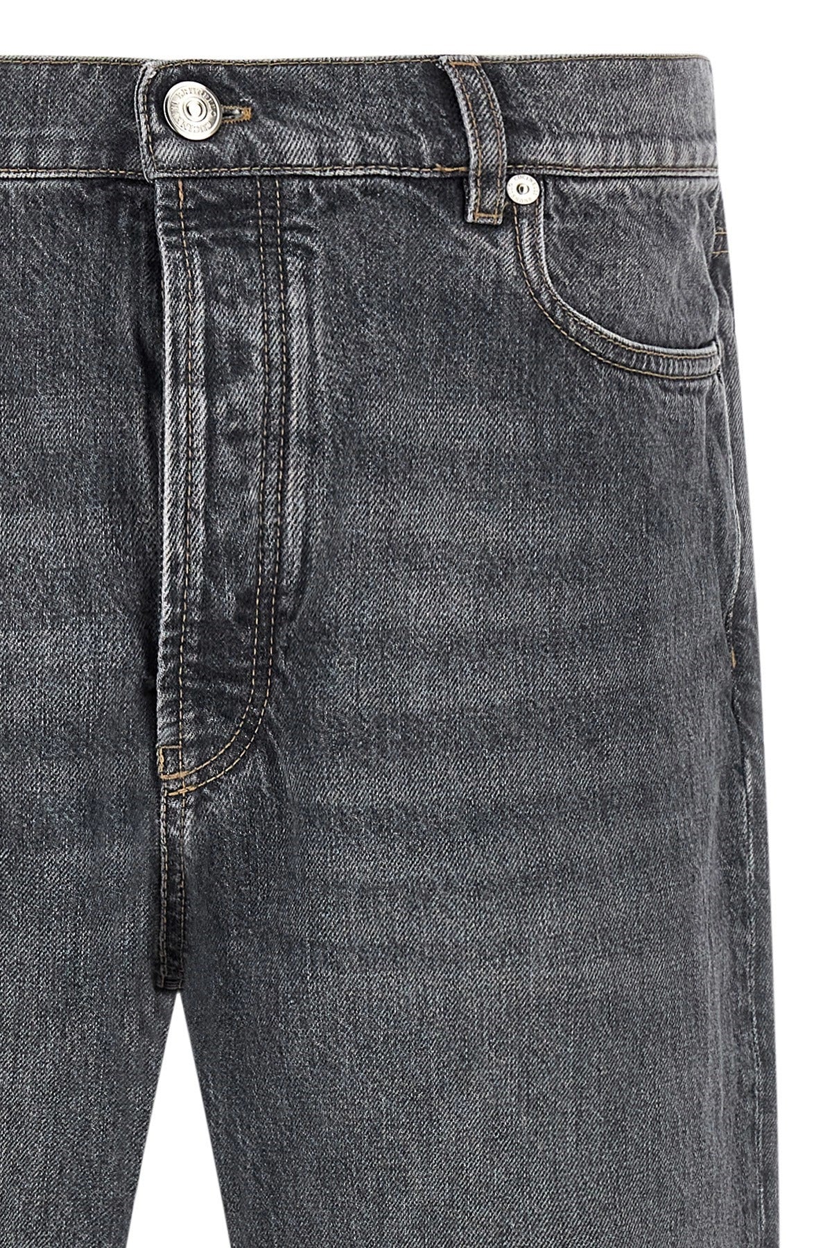 Brunello Cucinelli Greyscale Denim Jeans