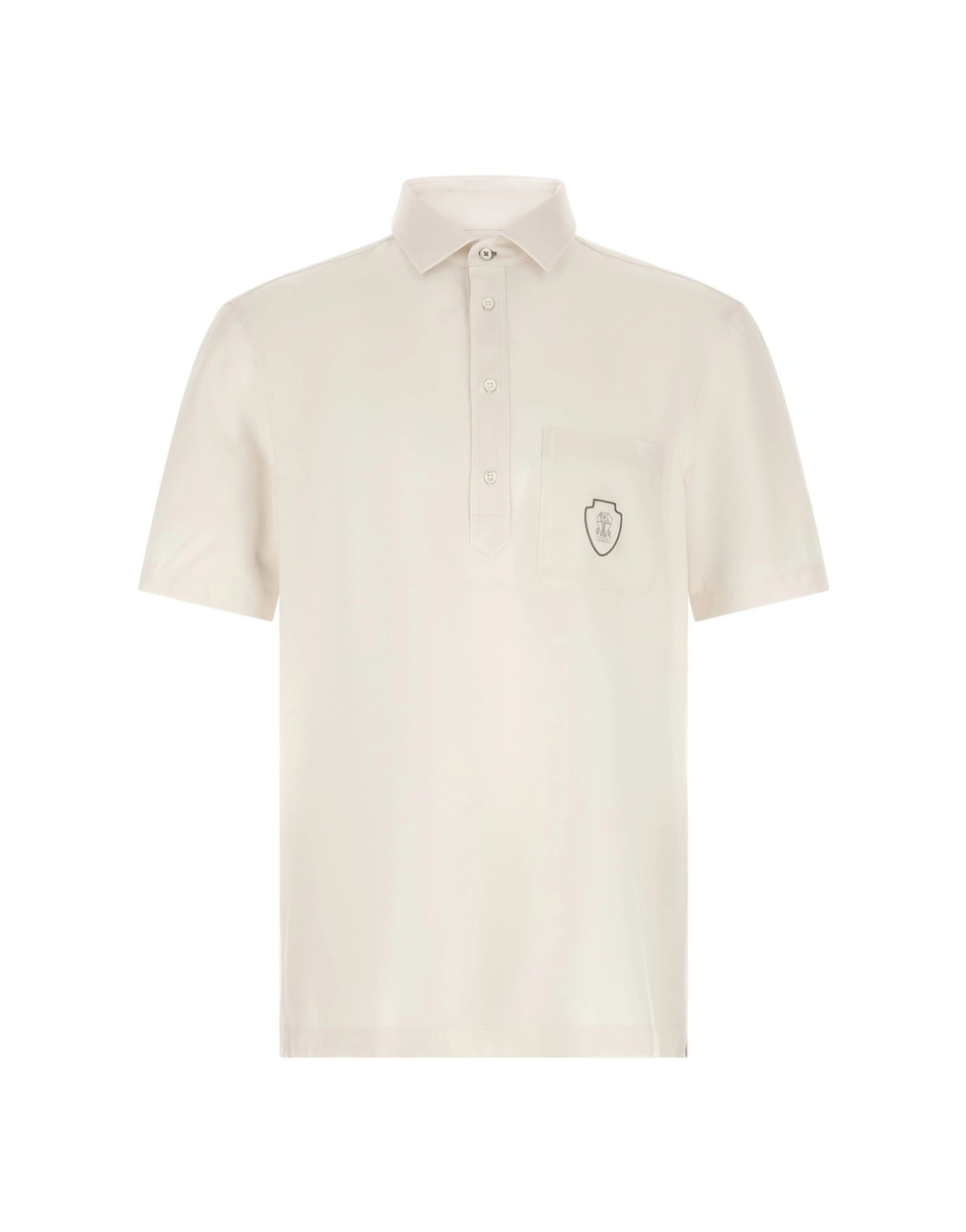 Brunello Cucinelli Brunello Cucinelli Heraldic Logo Polo Shirt