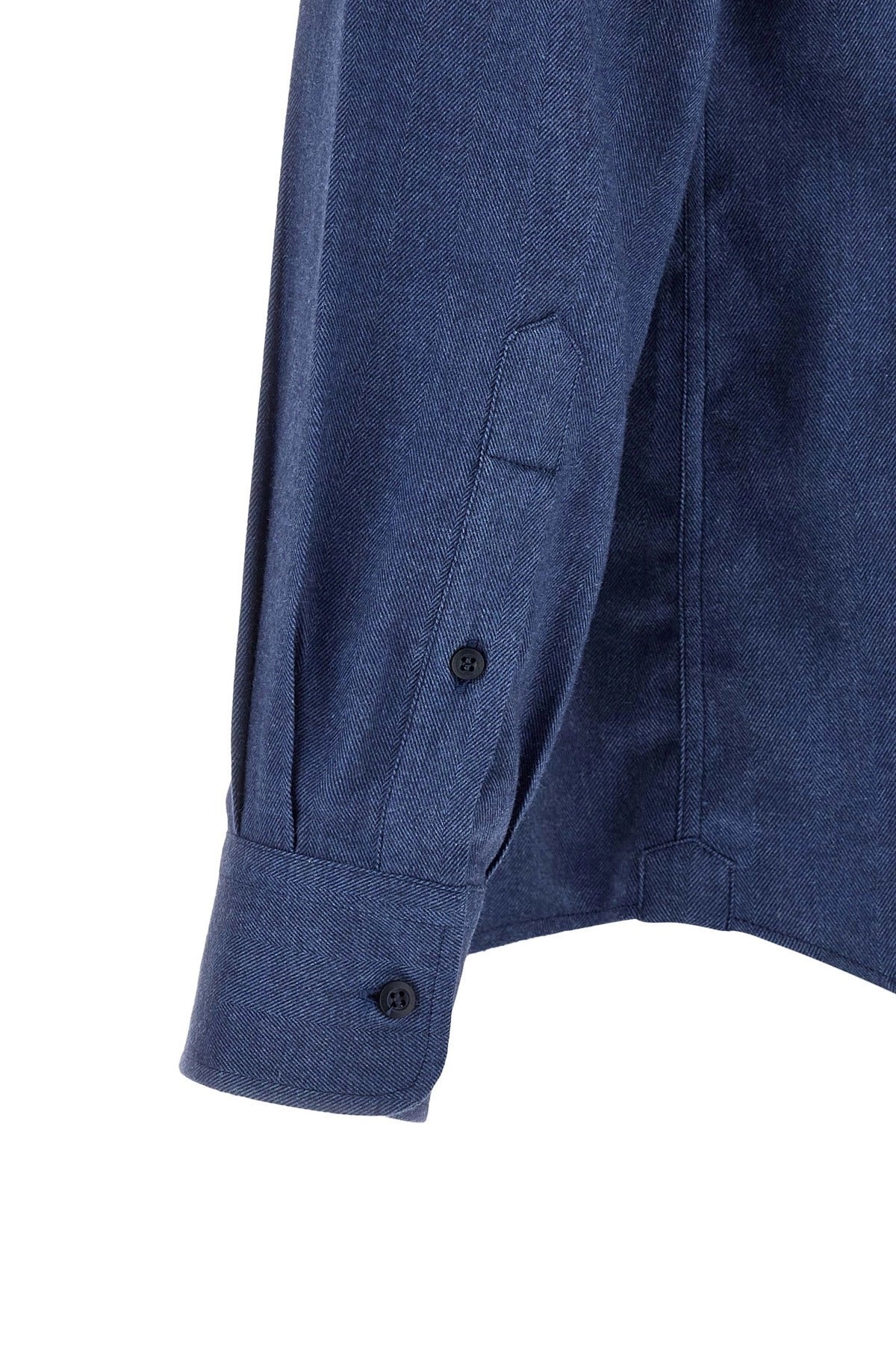 Brunello Cucinelli Herringbone Flannel Shirt